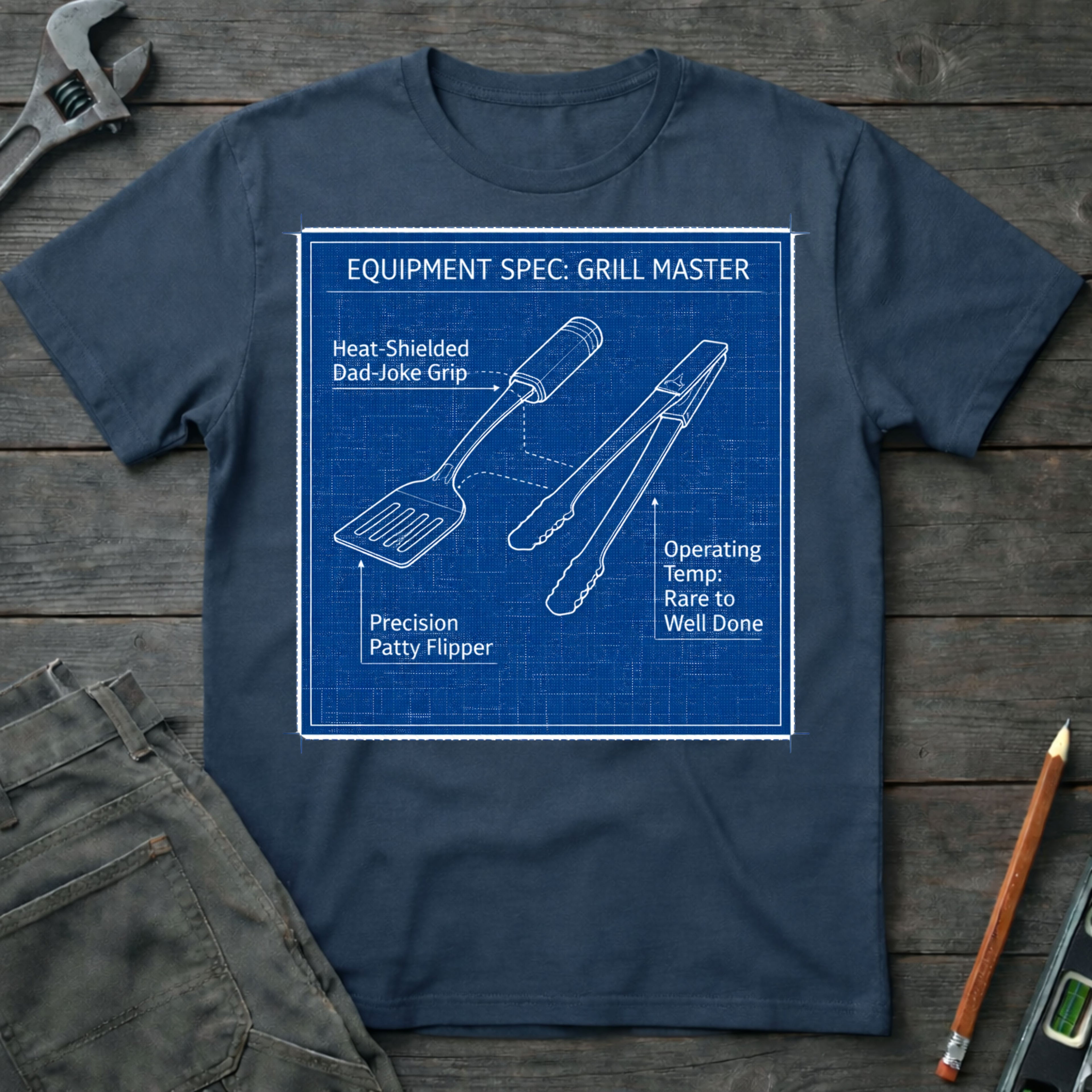 Grilling Blueprint T-Shirt
