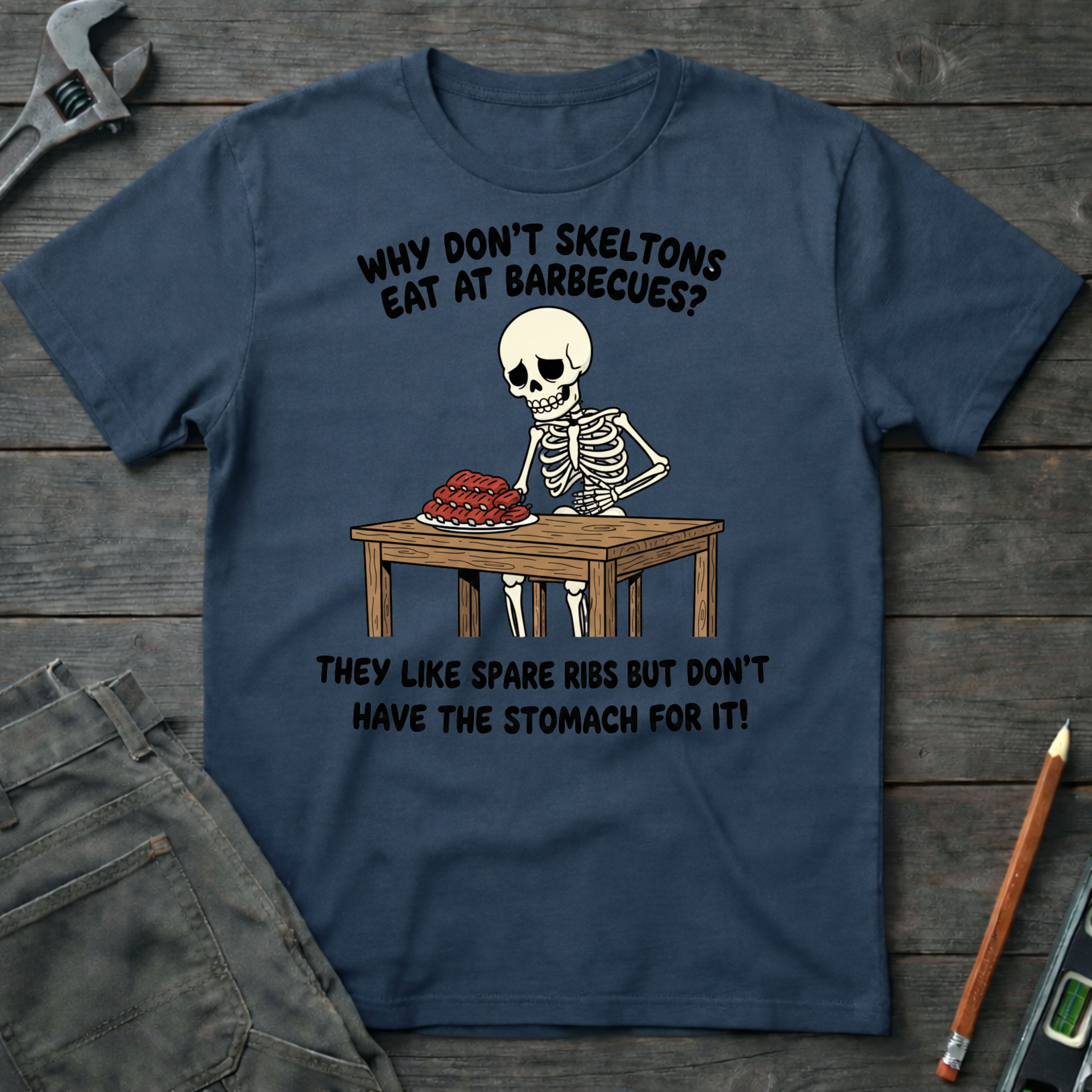 Skeleton BBQ T-Shirt