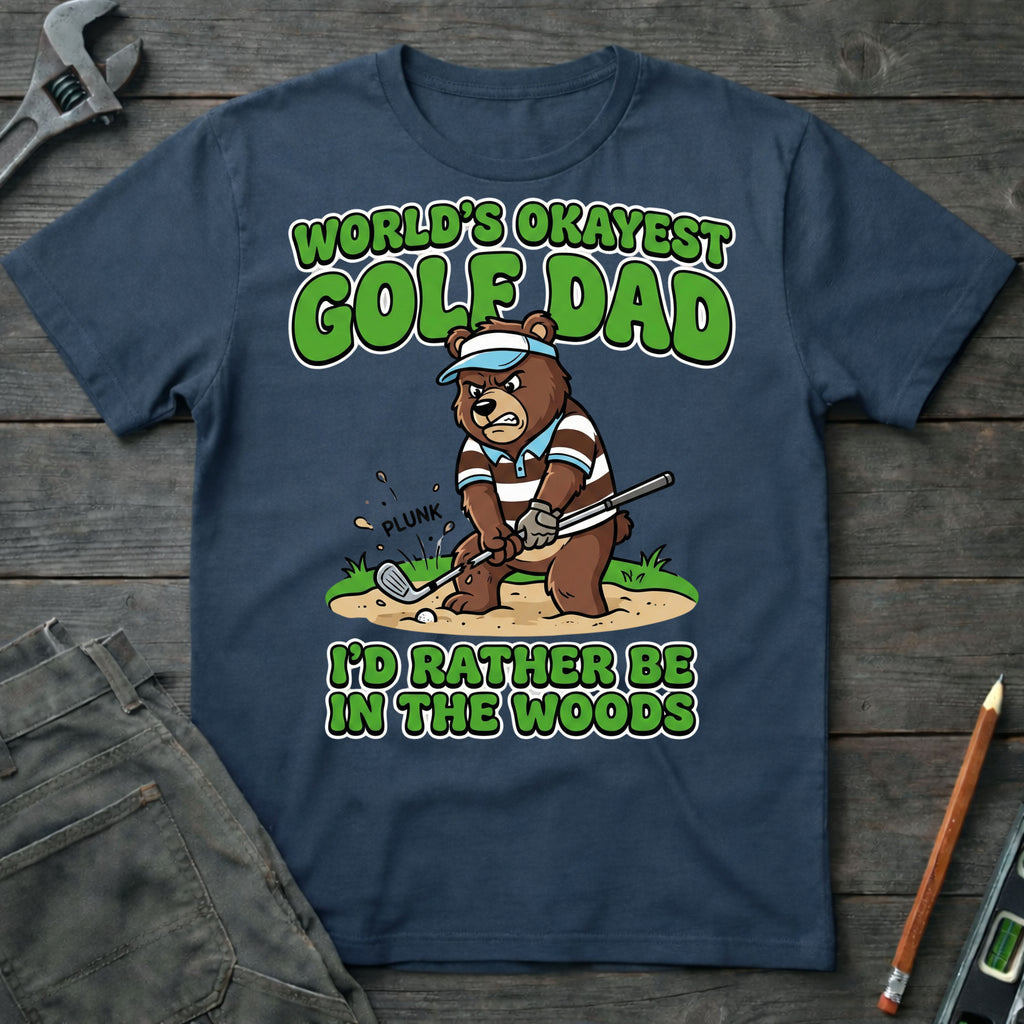 World's Okayest Golf Dad T-Shirt