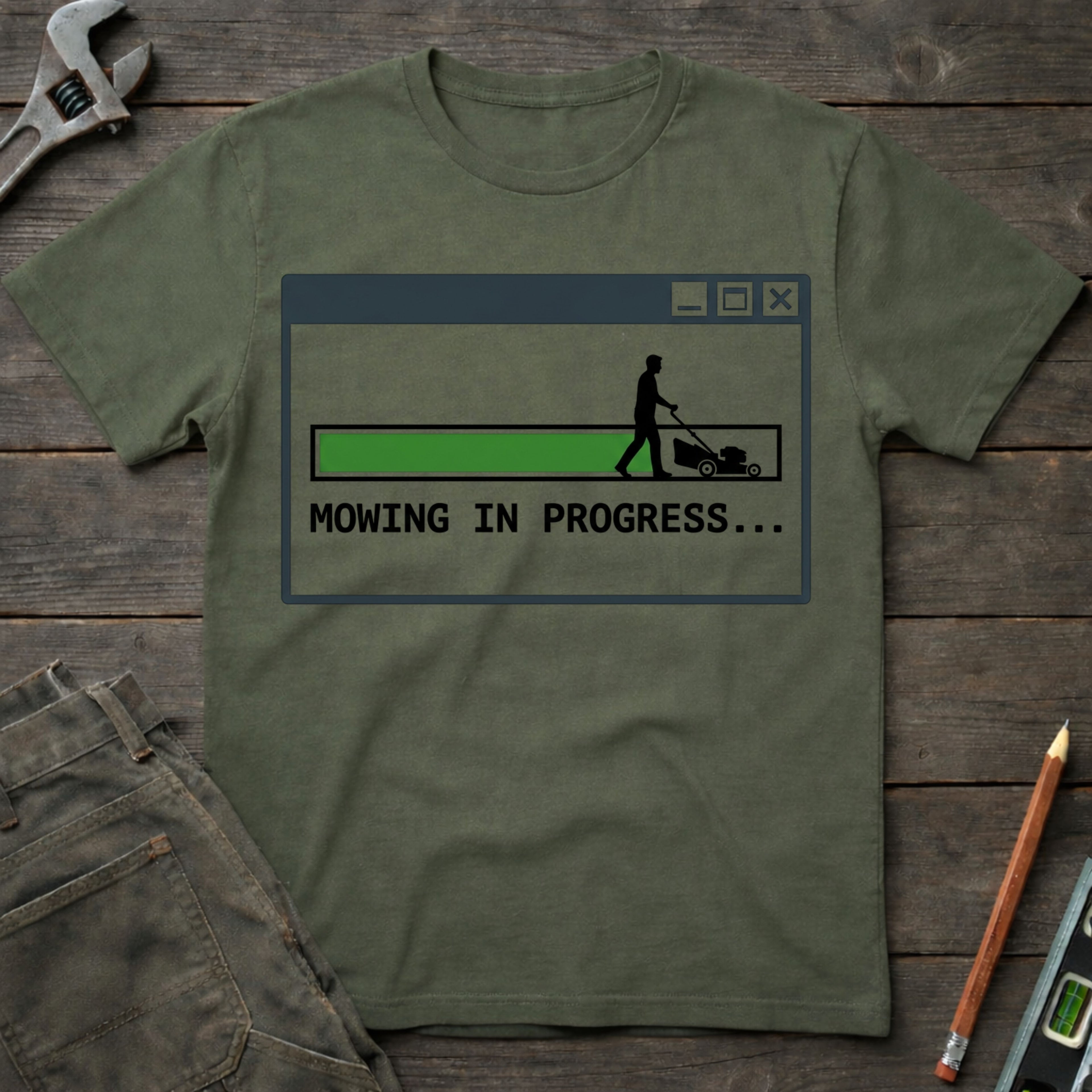 Mowing in Progress T-Shirt
