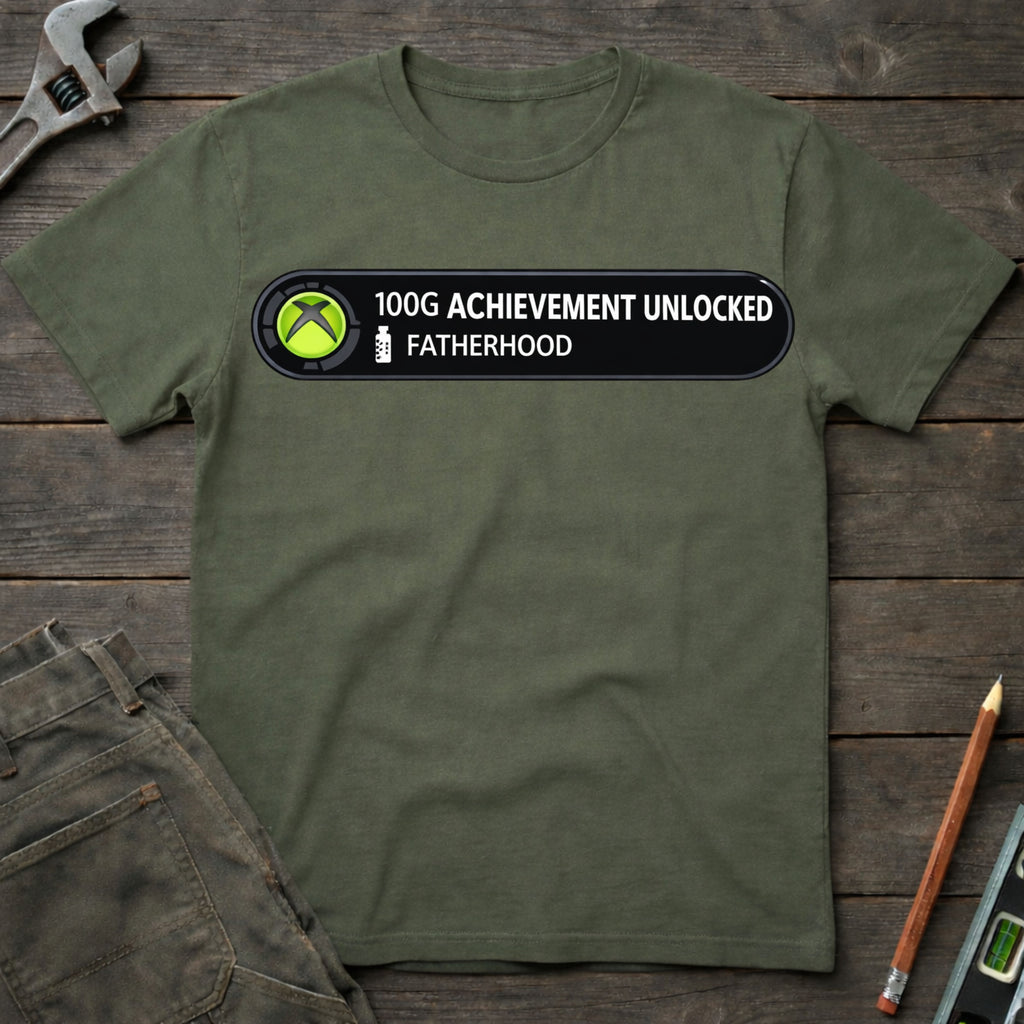 Achievement Unlocked: Fatherhood T-Shirt