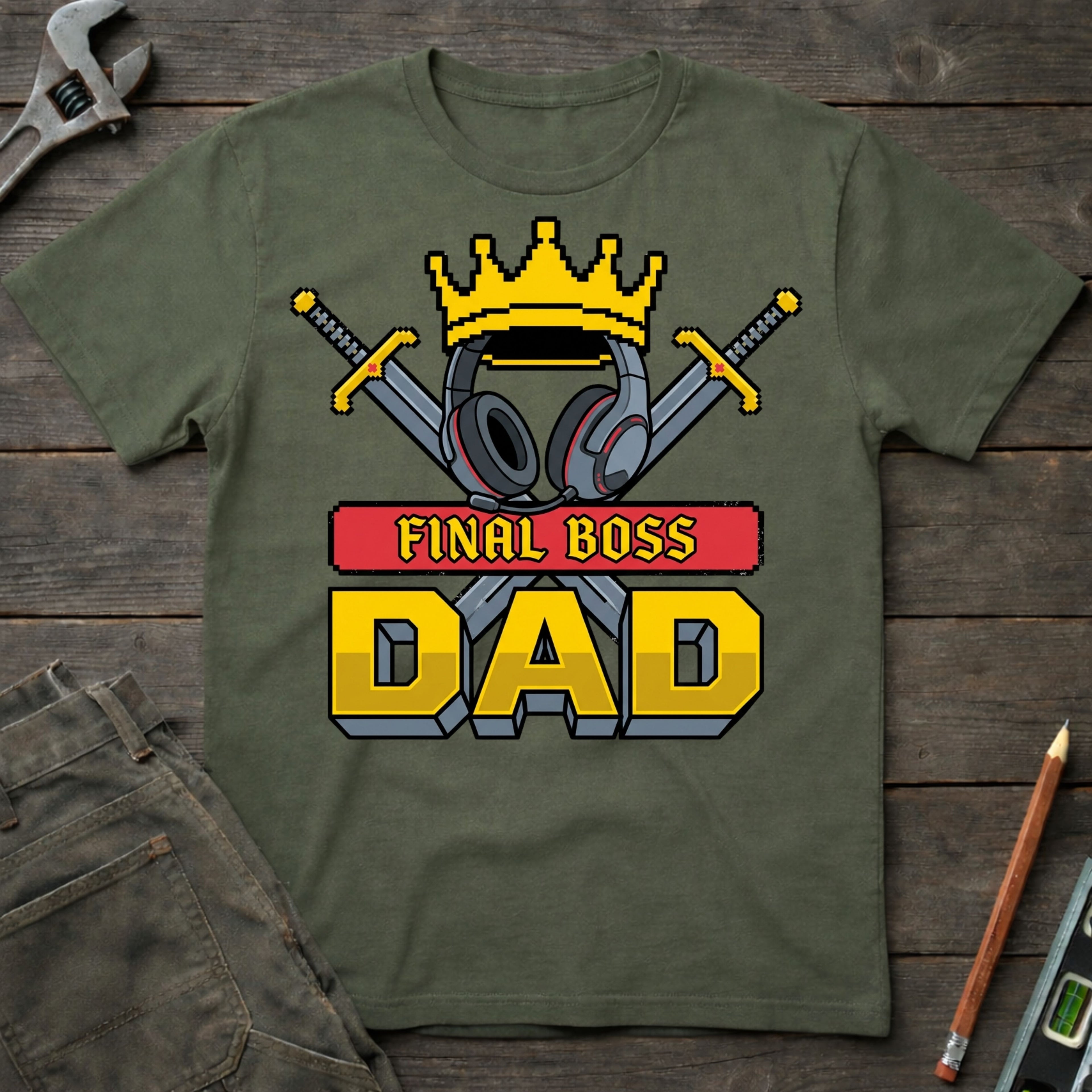 Dad: The Final Boss T-Shirt