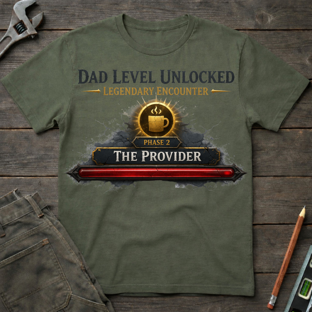 Dad Level Unlocked T-Shirt