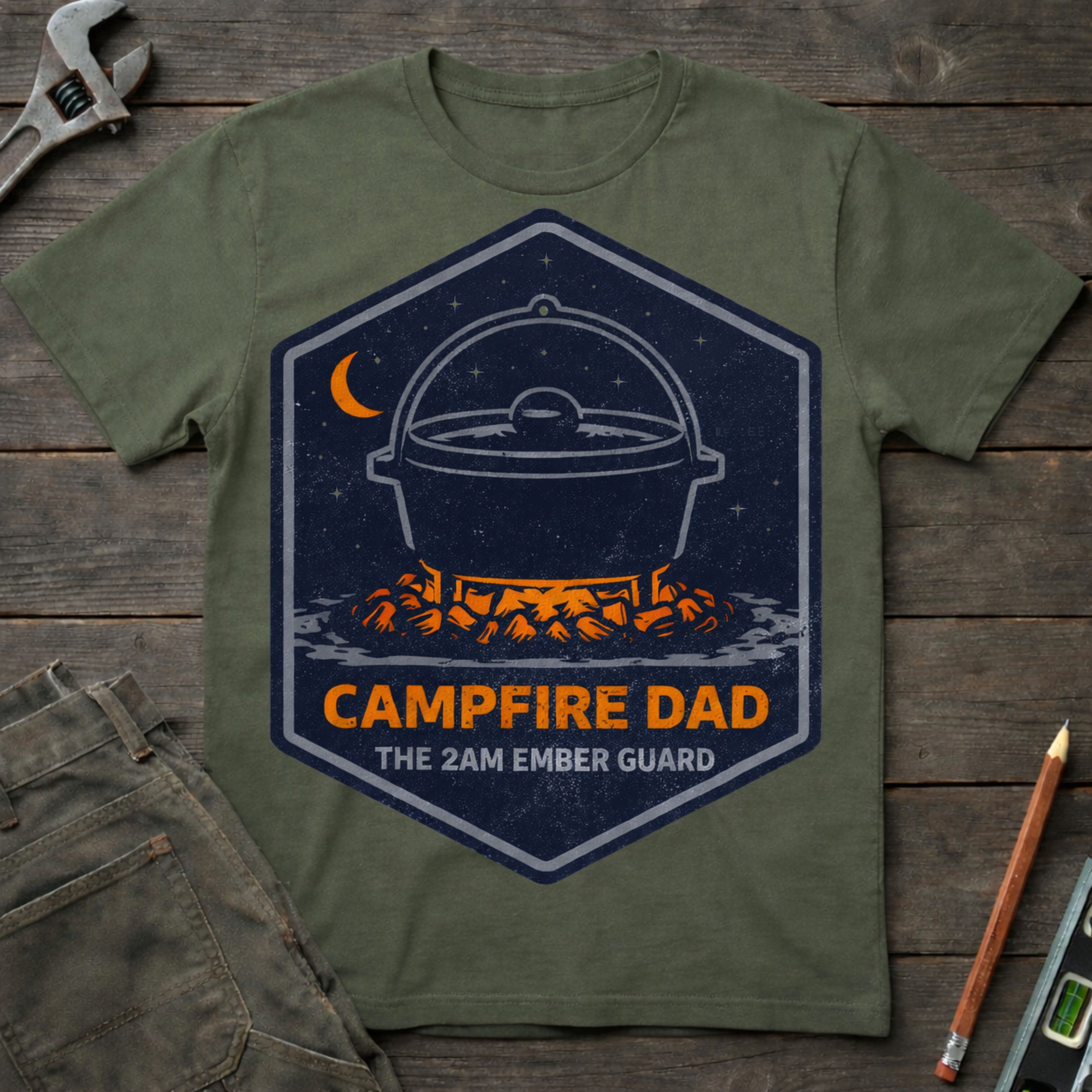 Campfire Dad T-Shirt