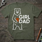 Bear Girl Dad T-Shirt