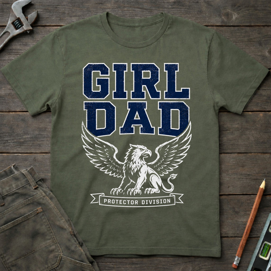 Girl Dad Protector Division T-Shirt