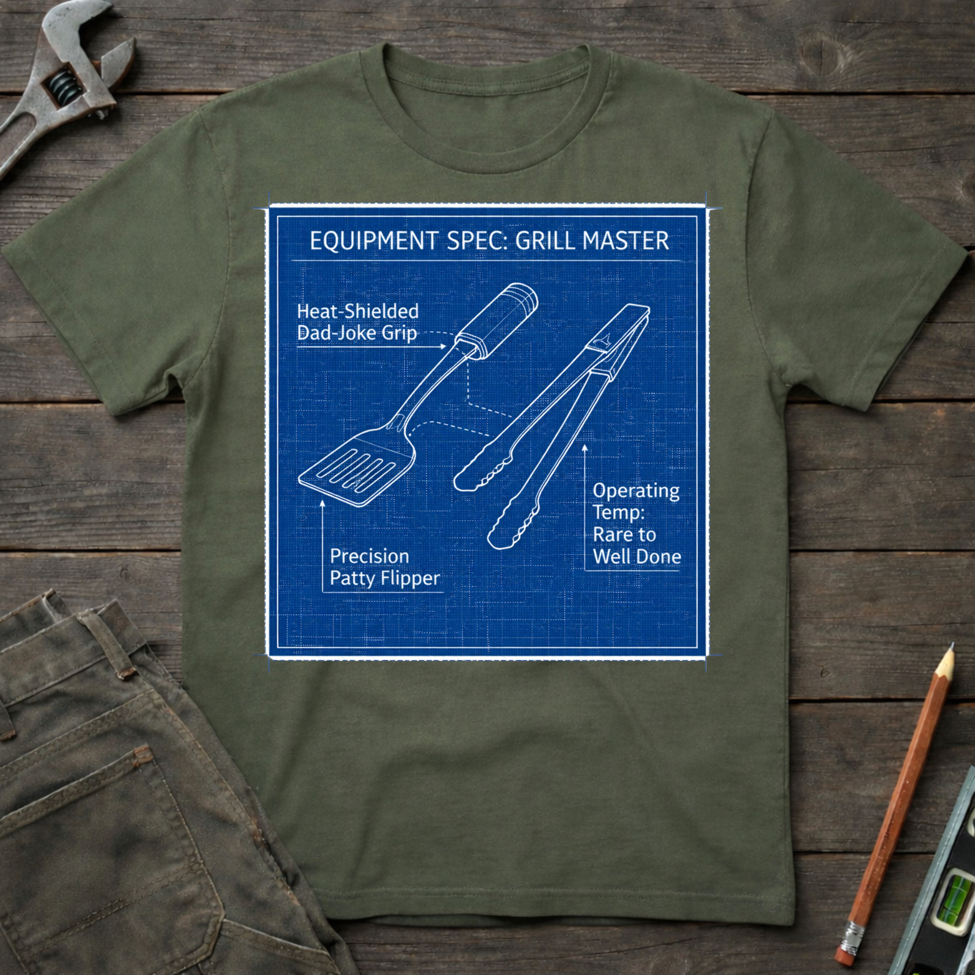 Grilling Blueprint T-Shirt