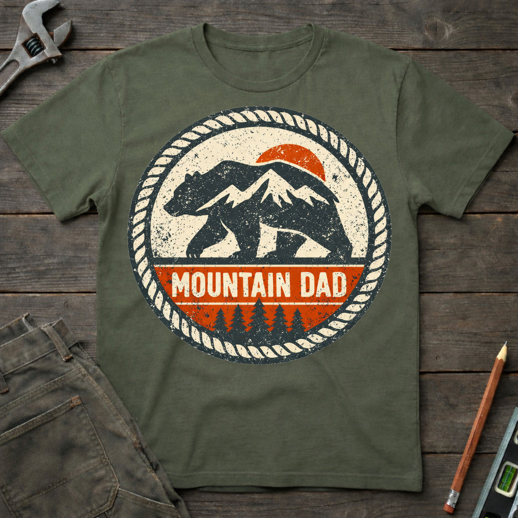Mountain Dad Badge T-Shirt