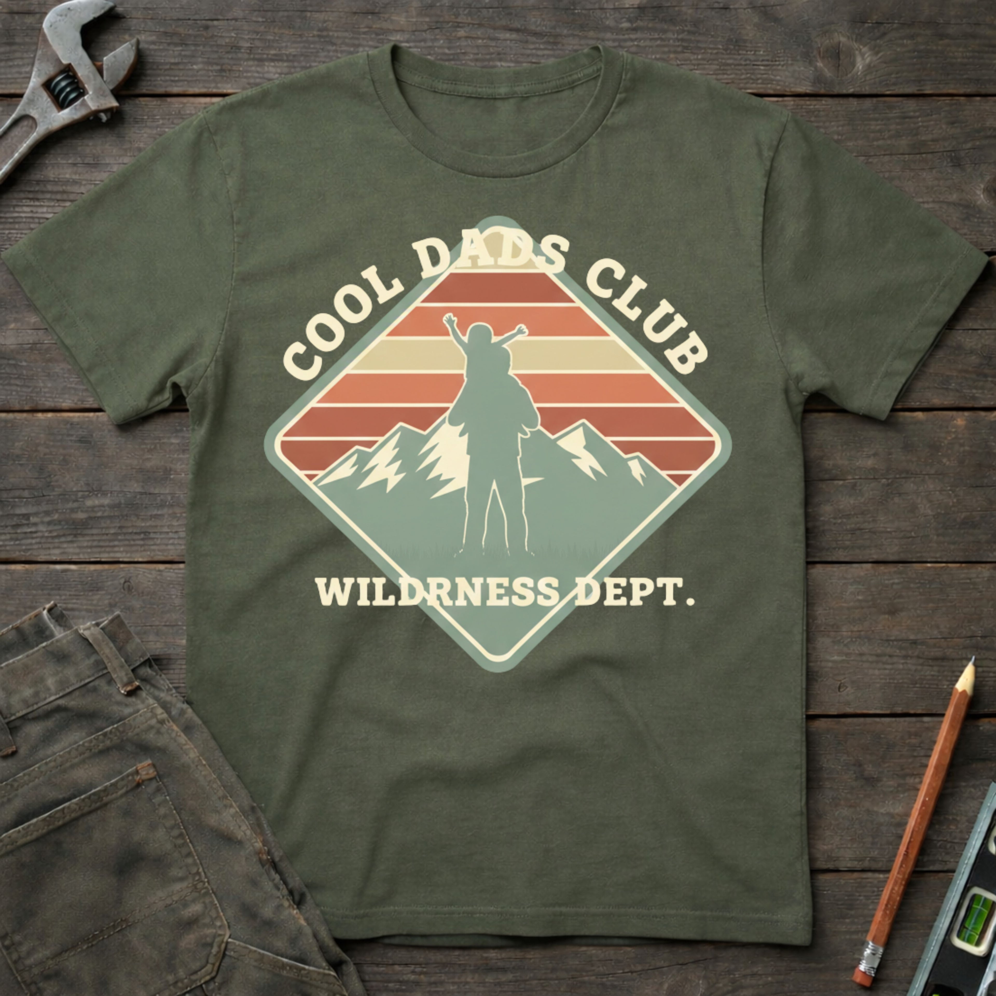 Cool Dad's Club Badge T-Shirt