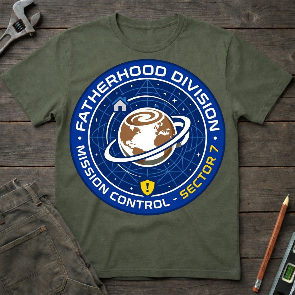 Fatherhood Division: Mission Control T-Shirt