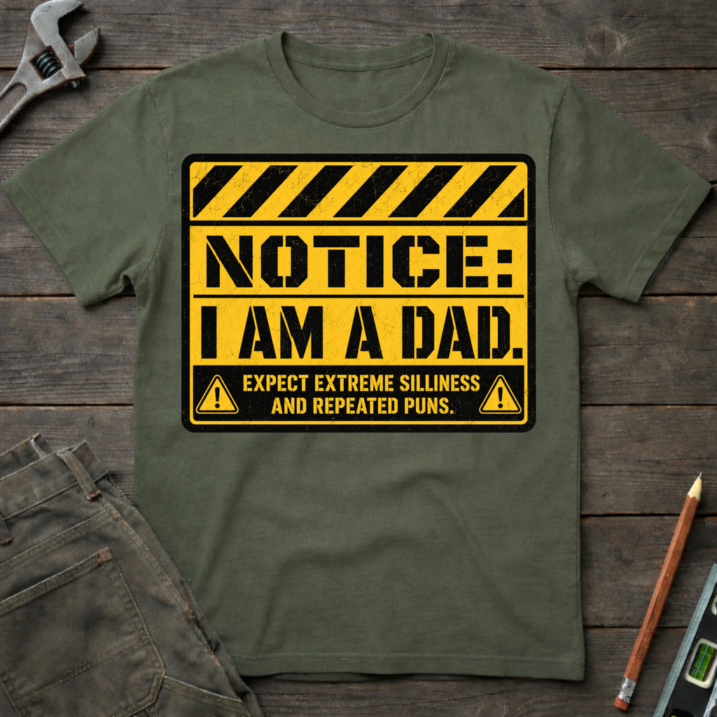 Notice I am a Dad T-Shirt