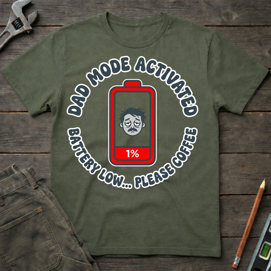 Battery Low: Please Coffee T-Shirt
