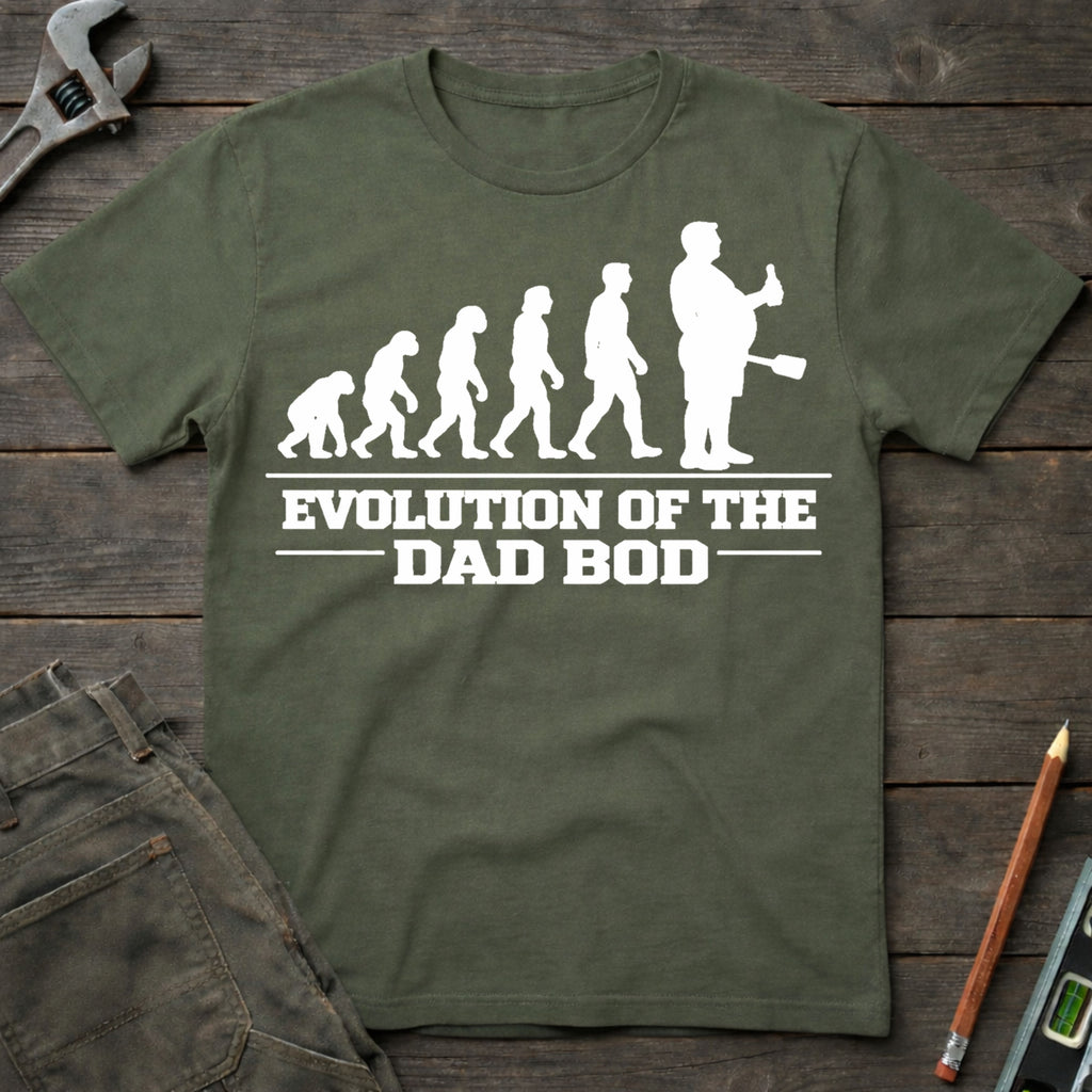 Evolution of the Dad Bod T-Shirt