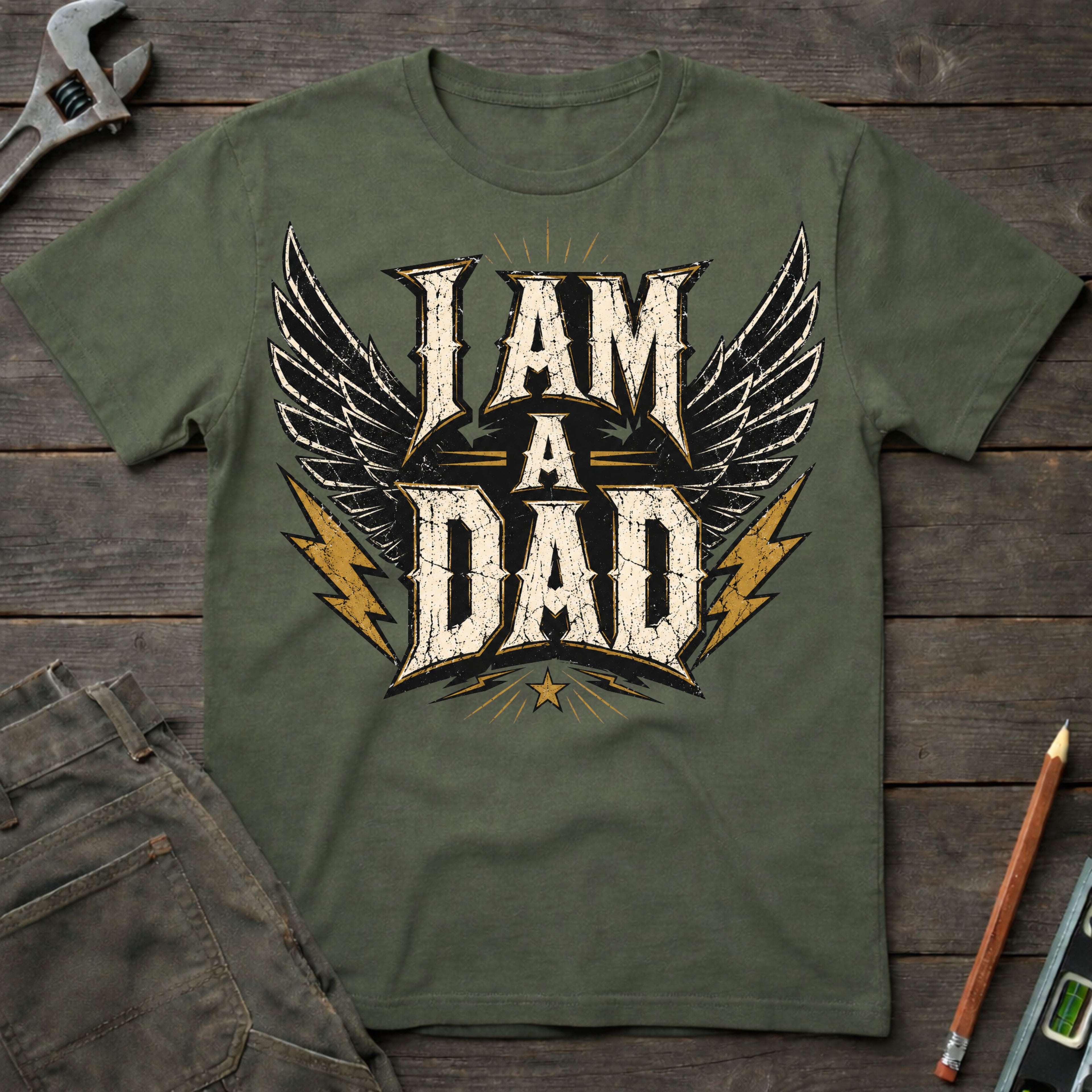 I am a Dad Rock T-Shirt