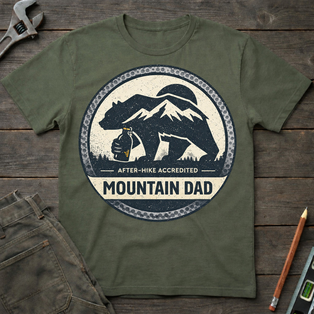 Mountain Dad: After-hike Accredited T-Shirt