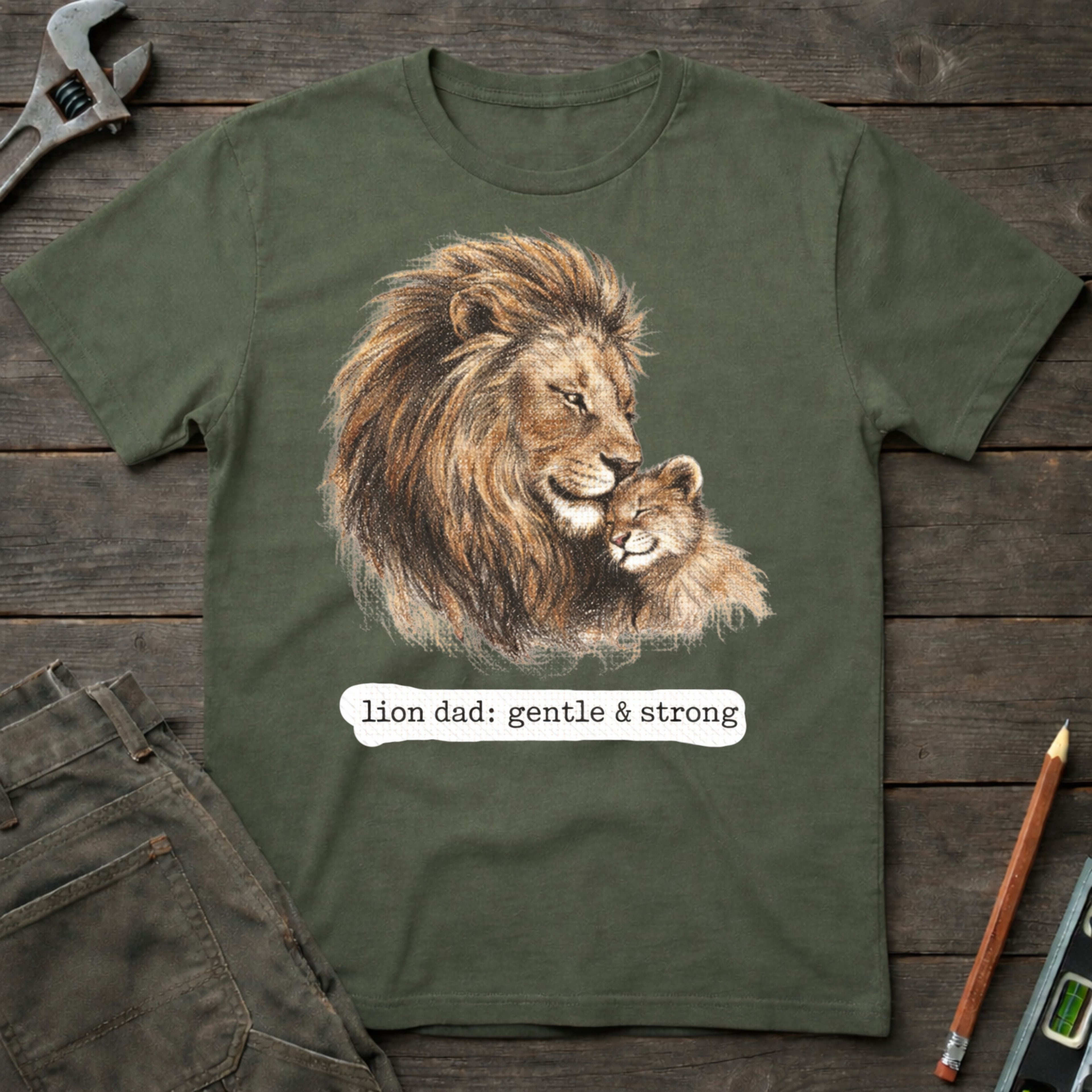 Lion Dad T-Shirt