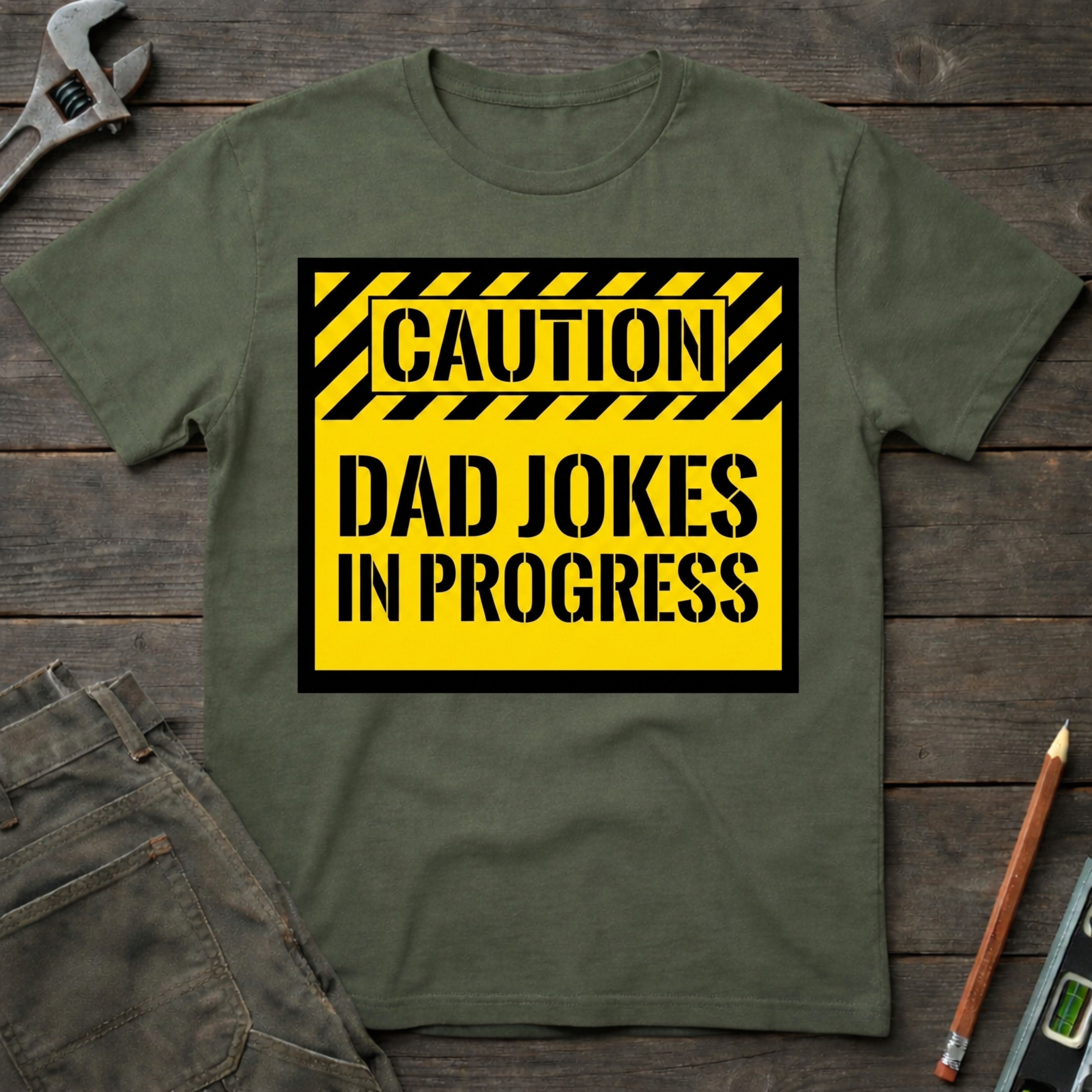 Caution: Dad Joke's T-Shirt