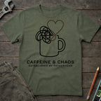 Caffeine and Chaos T-Shirt