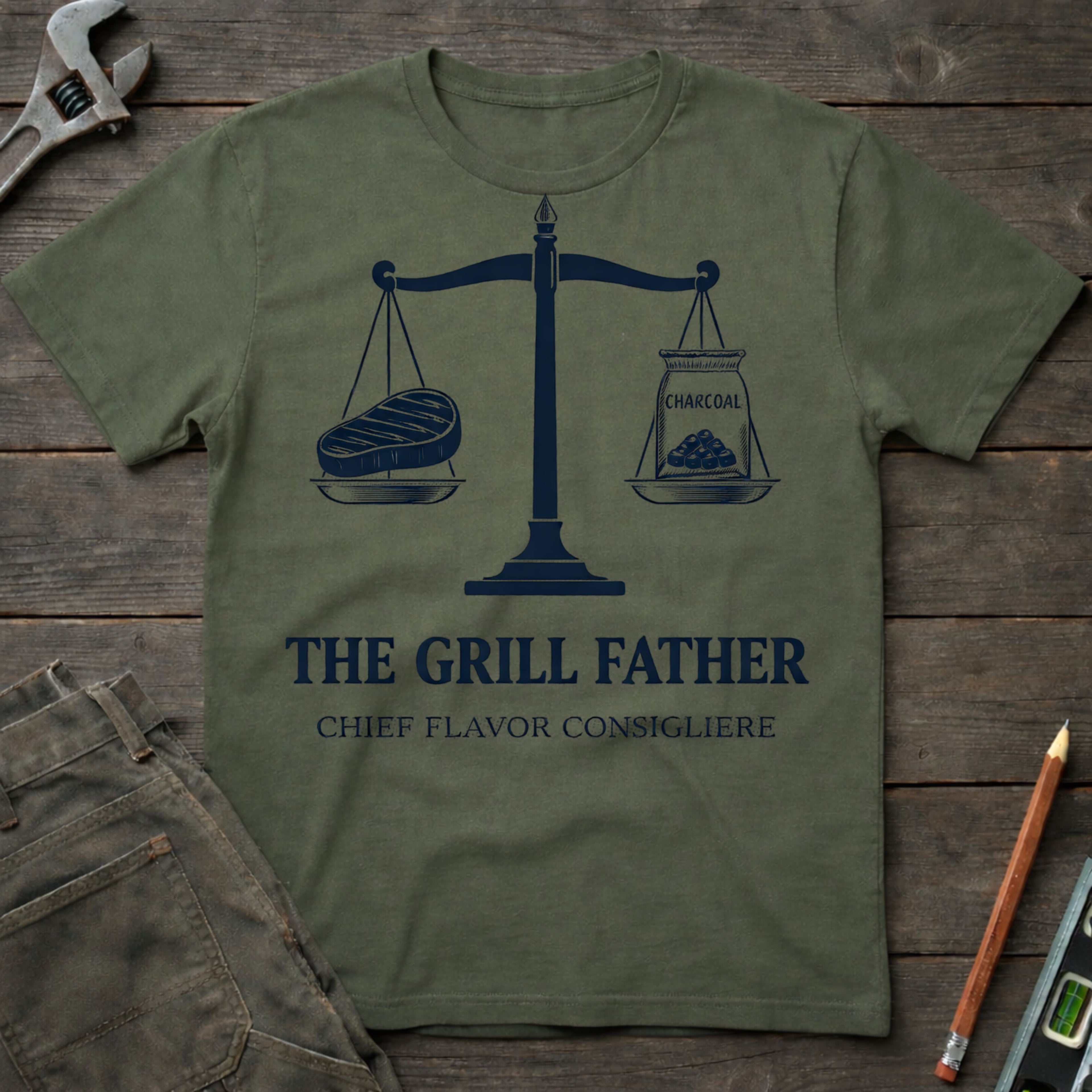 The Grill Father T-Shirt