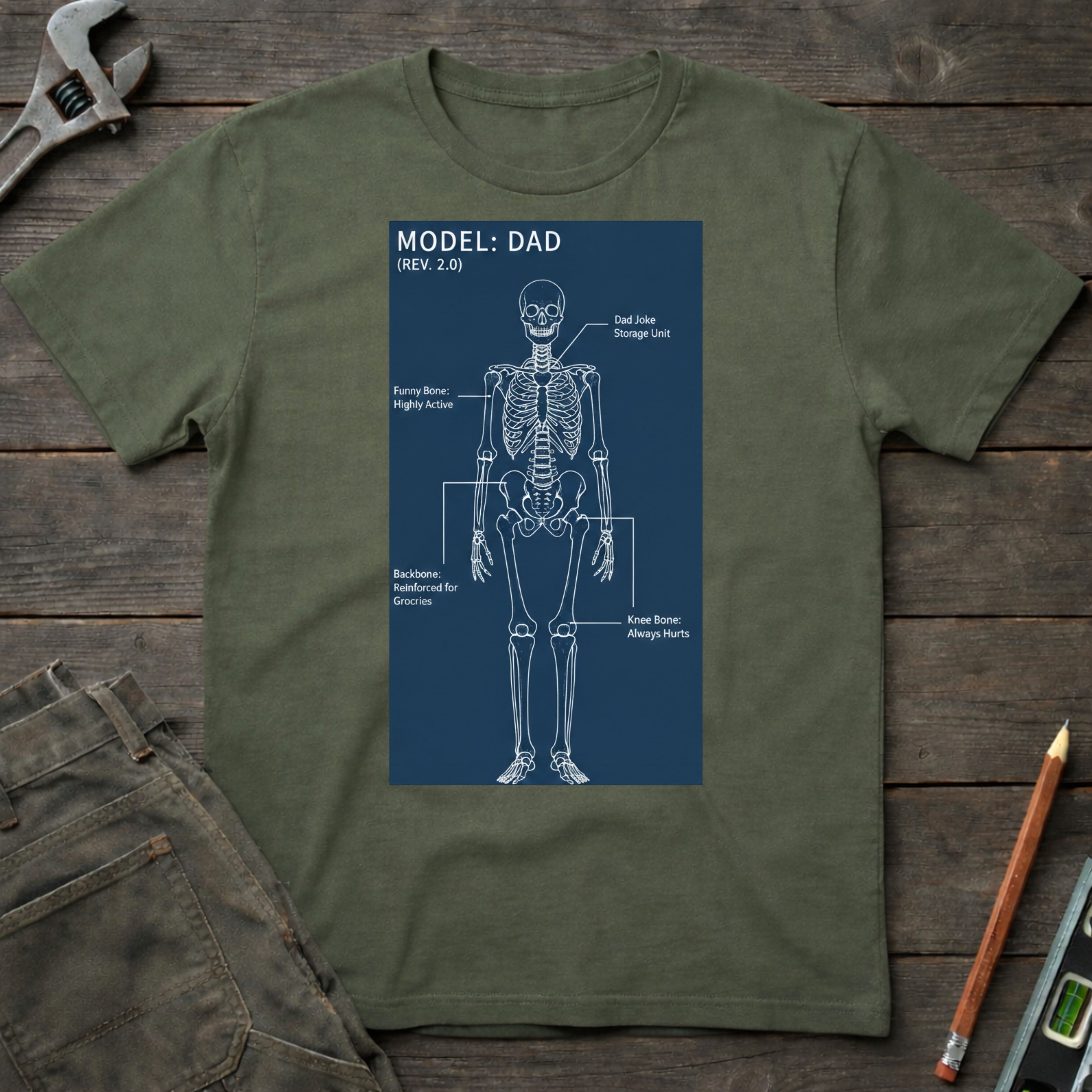 Skeletal Model - Dad T-Shirt