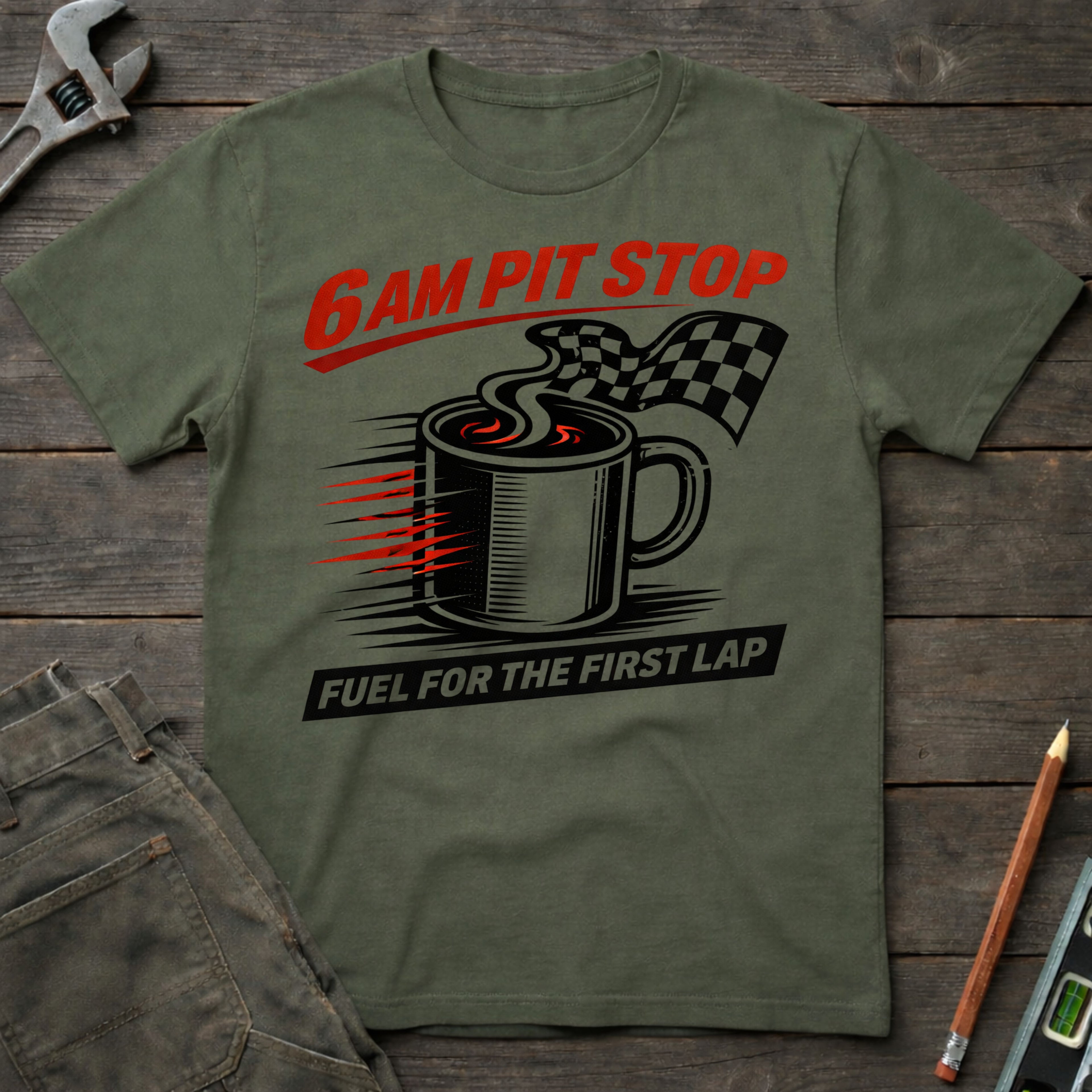 6 AM Pit Stop T-Shirt