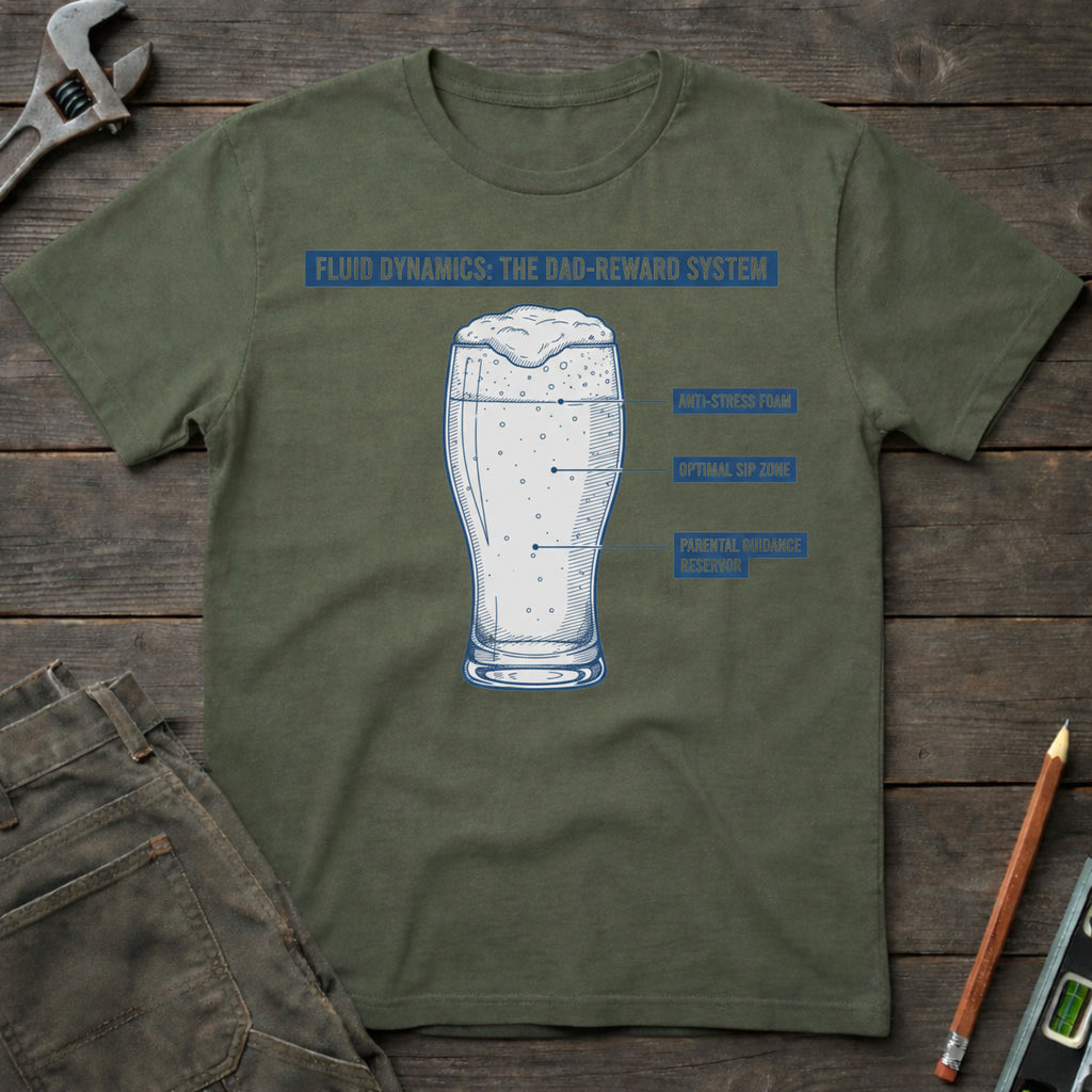 Fluid Dynamics: Dad Edition T-Shirt