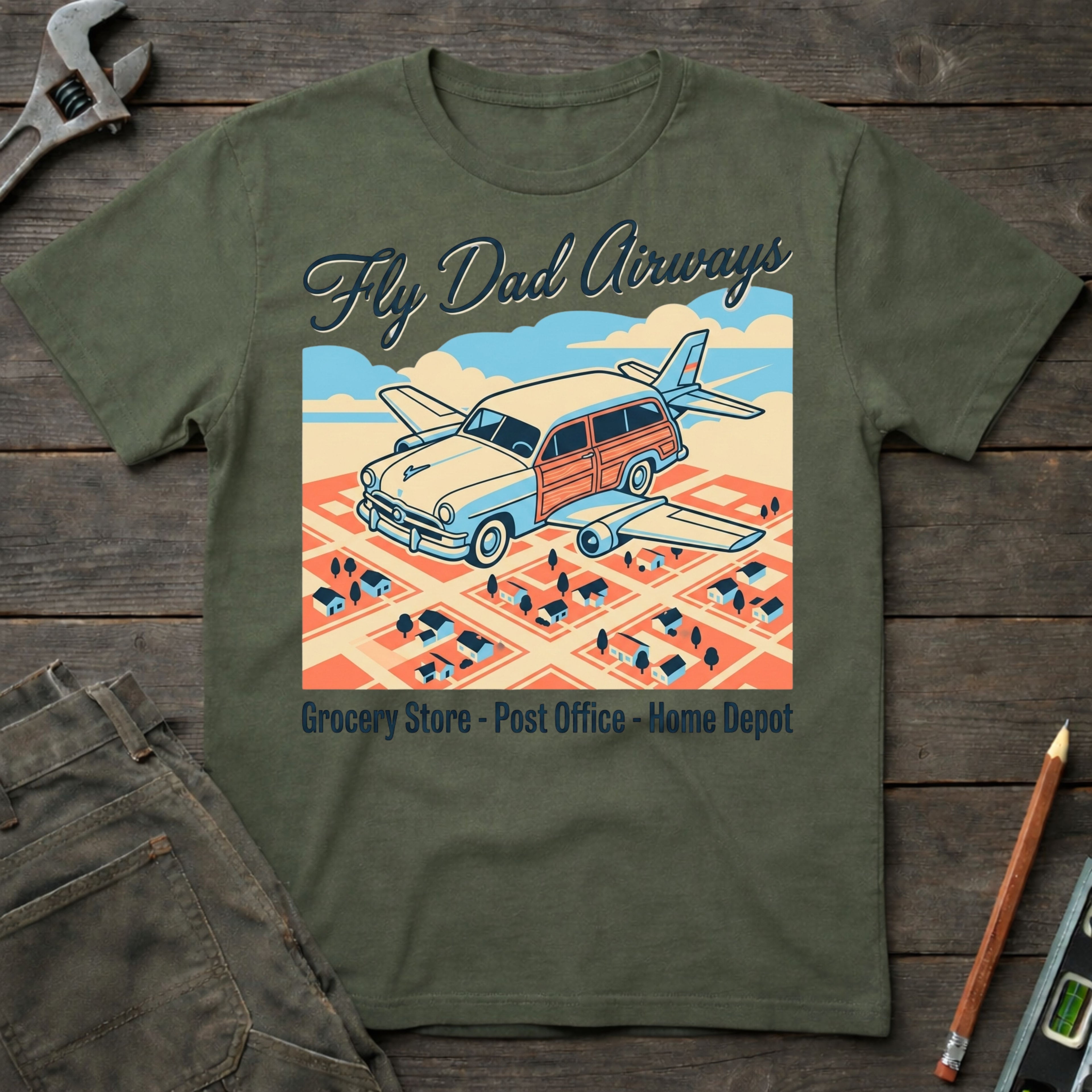 Fly Dad Airways T-Shirt