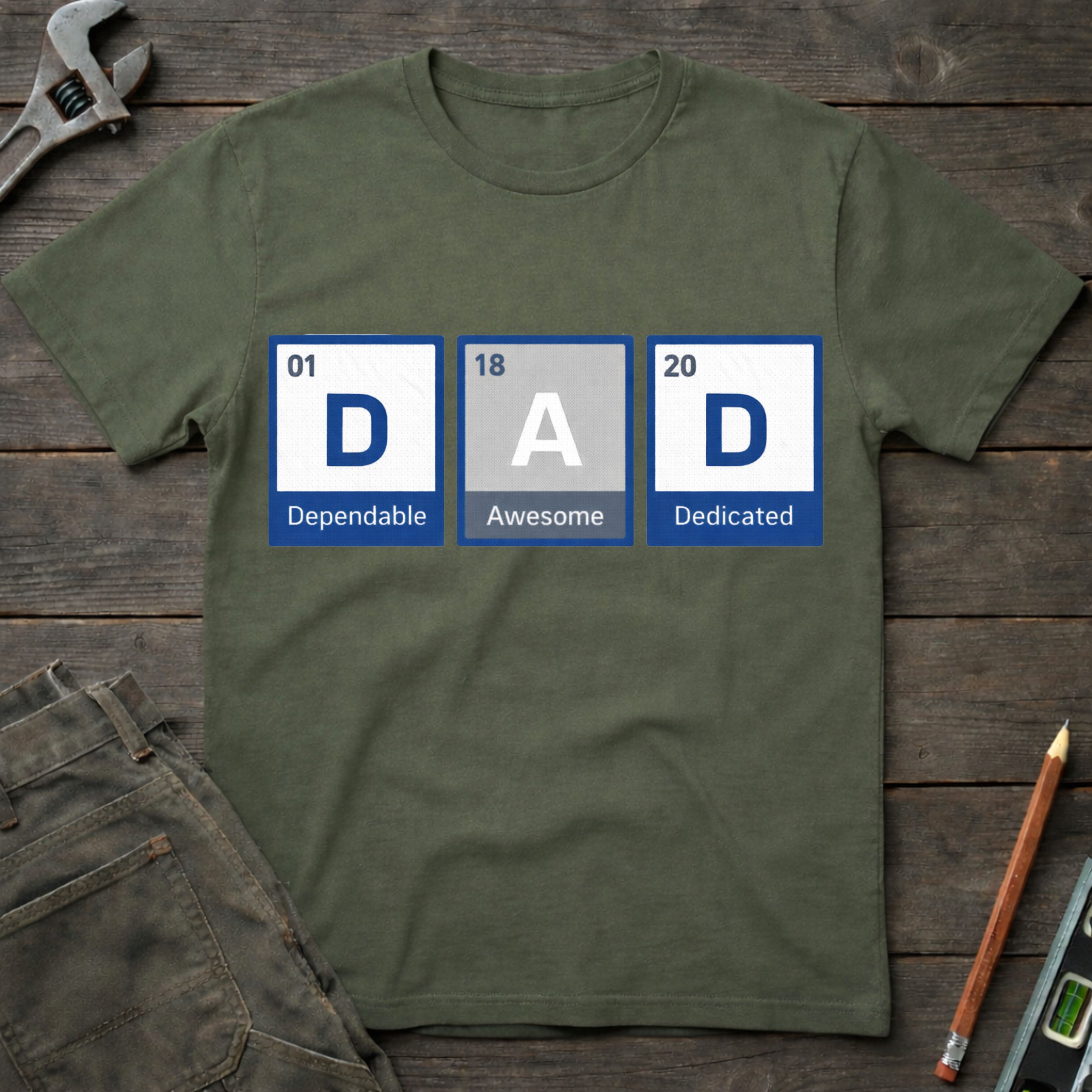 Elements of a Dad T-Shirt