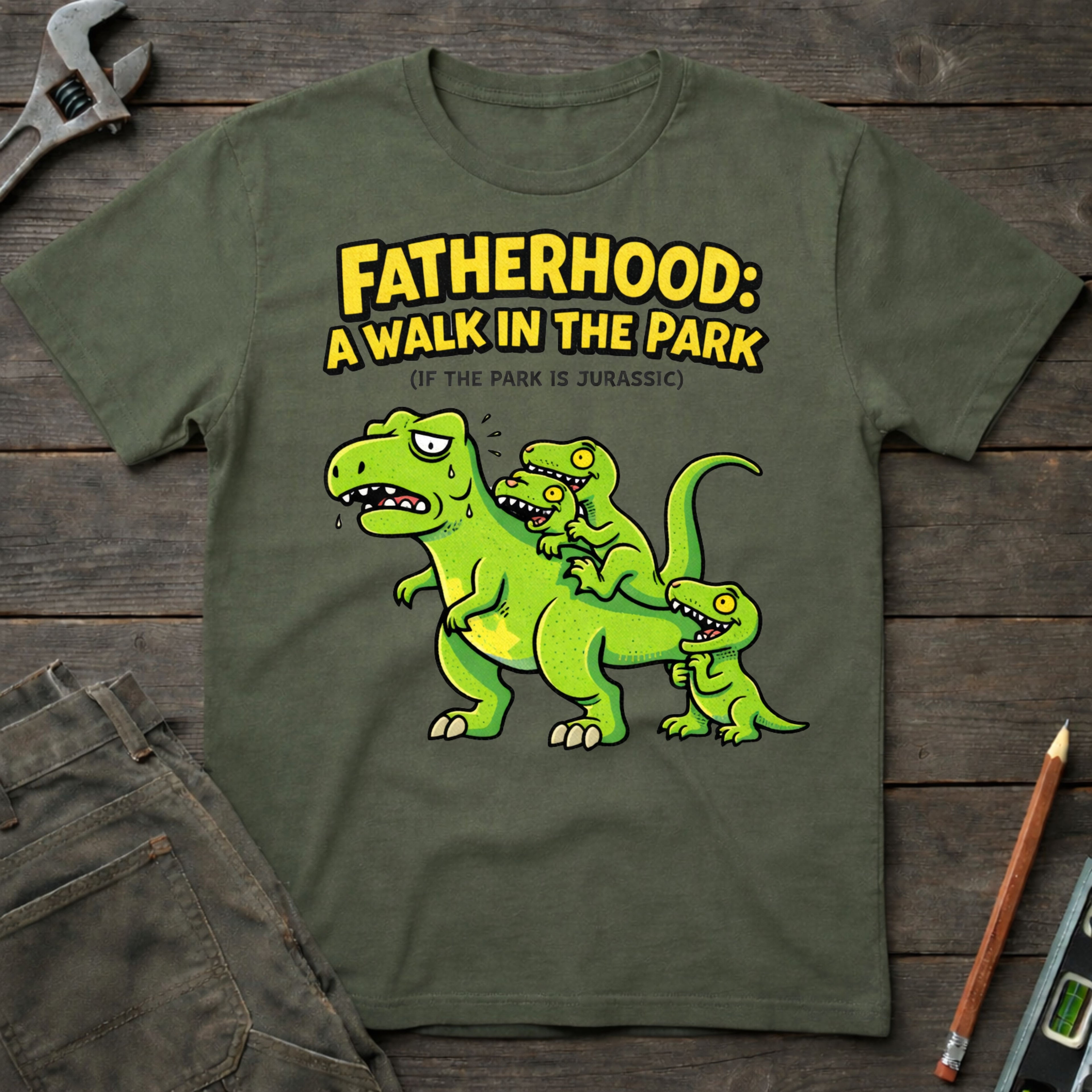 Fatherhood: a Walk in the Park T-Shirt