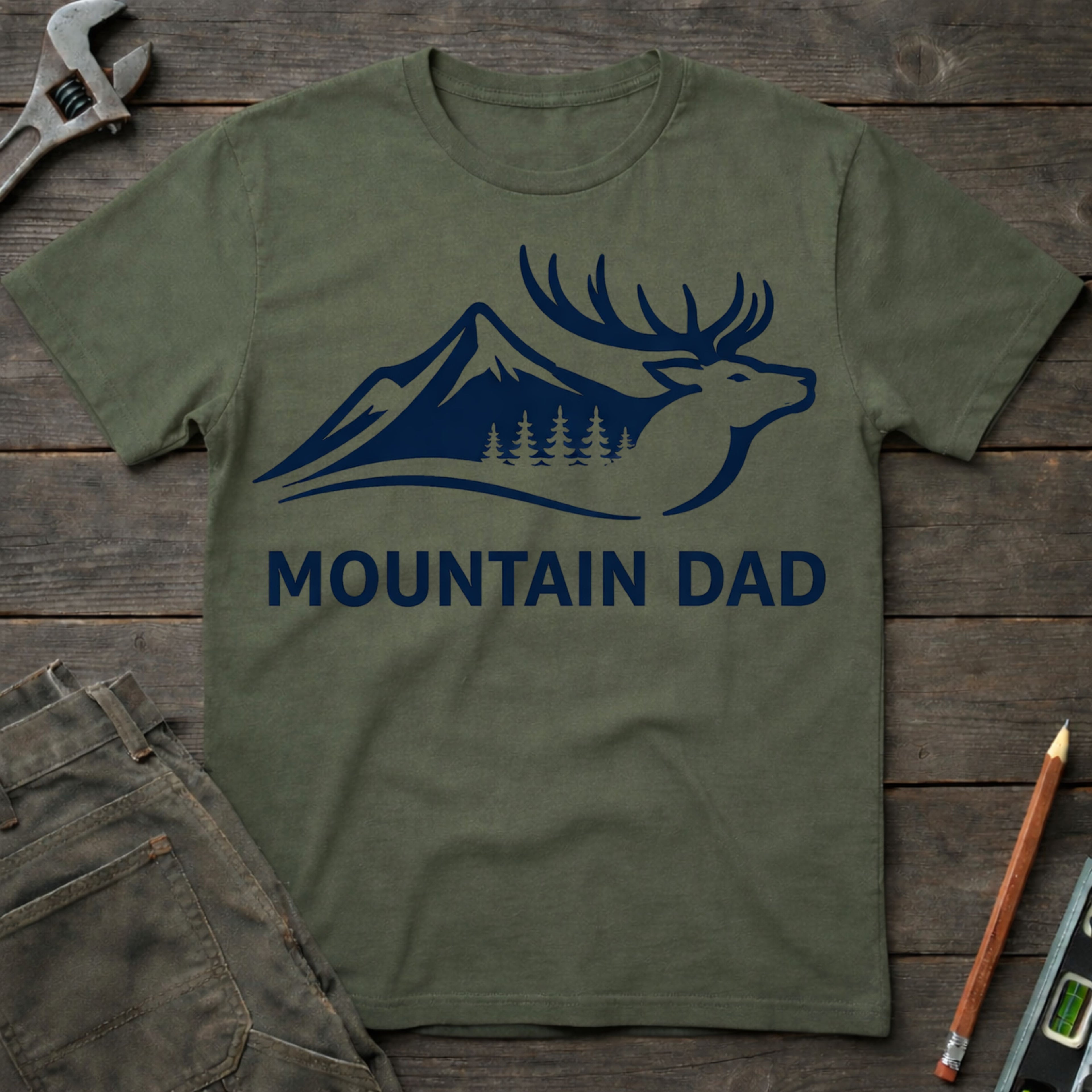 Elk Mountain Dad T-Shirt