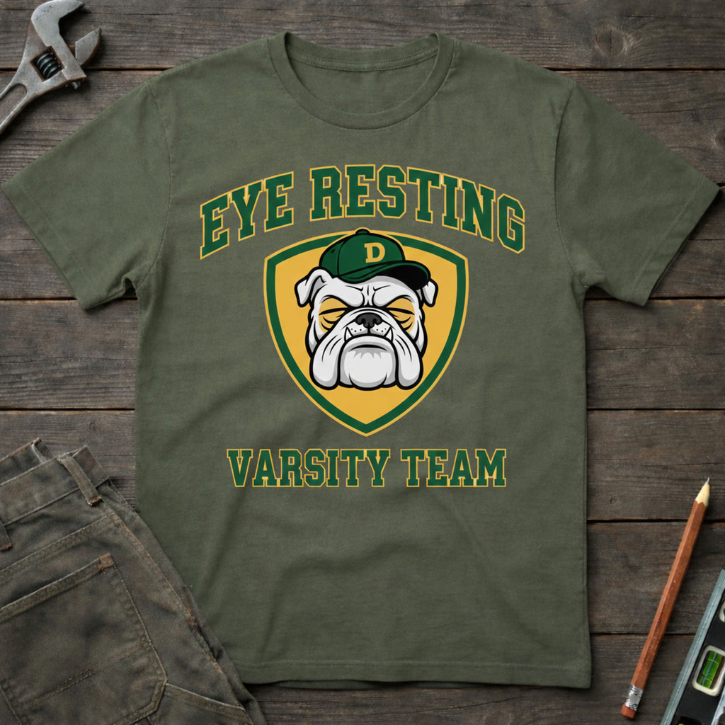 Eye Resting Varsity Team T-Shirt