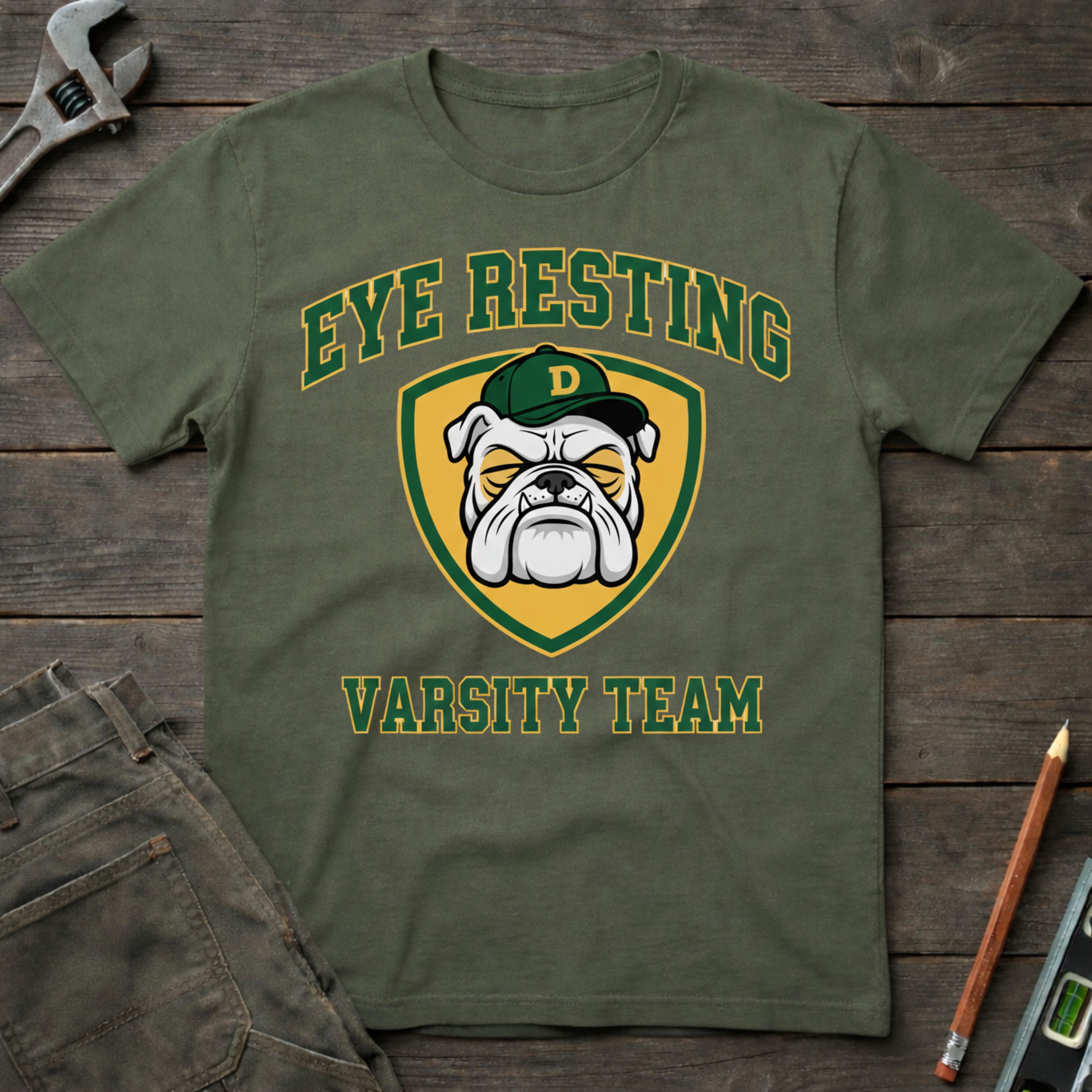 Eye Resting Varsity Team T-Shirt