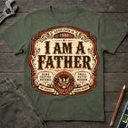 I am a Father Label T-Shirt