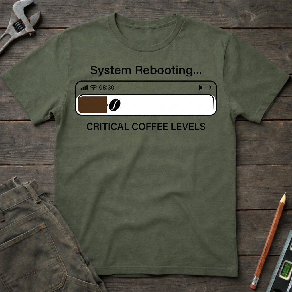 Critical Coffee Levels T-Shirt