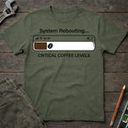 Critical Coffee Levels T-Shirt