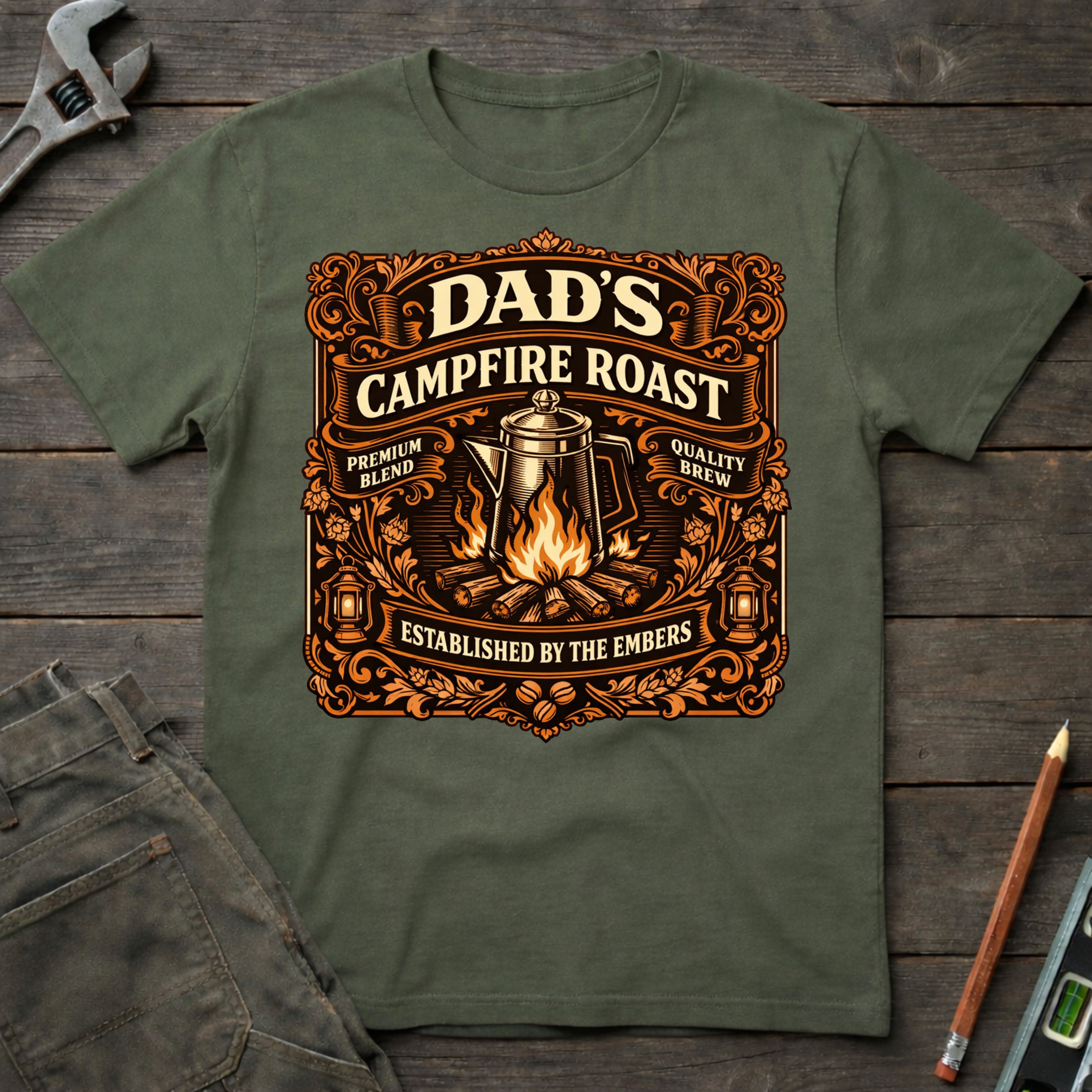 Dad's Campfire Roast T-Shirt