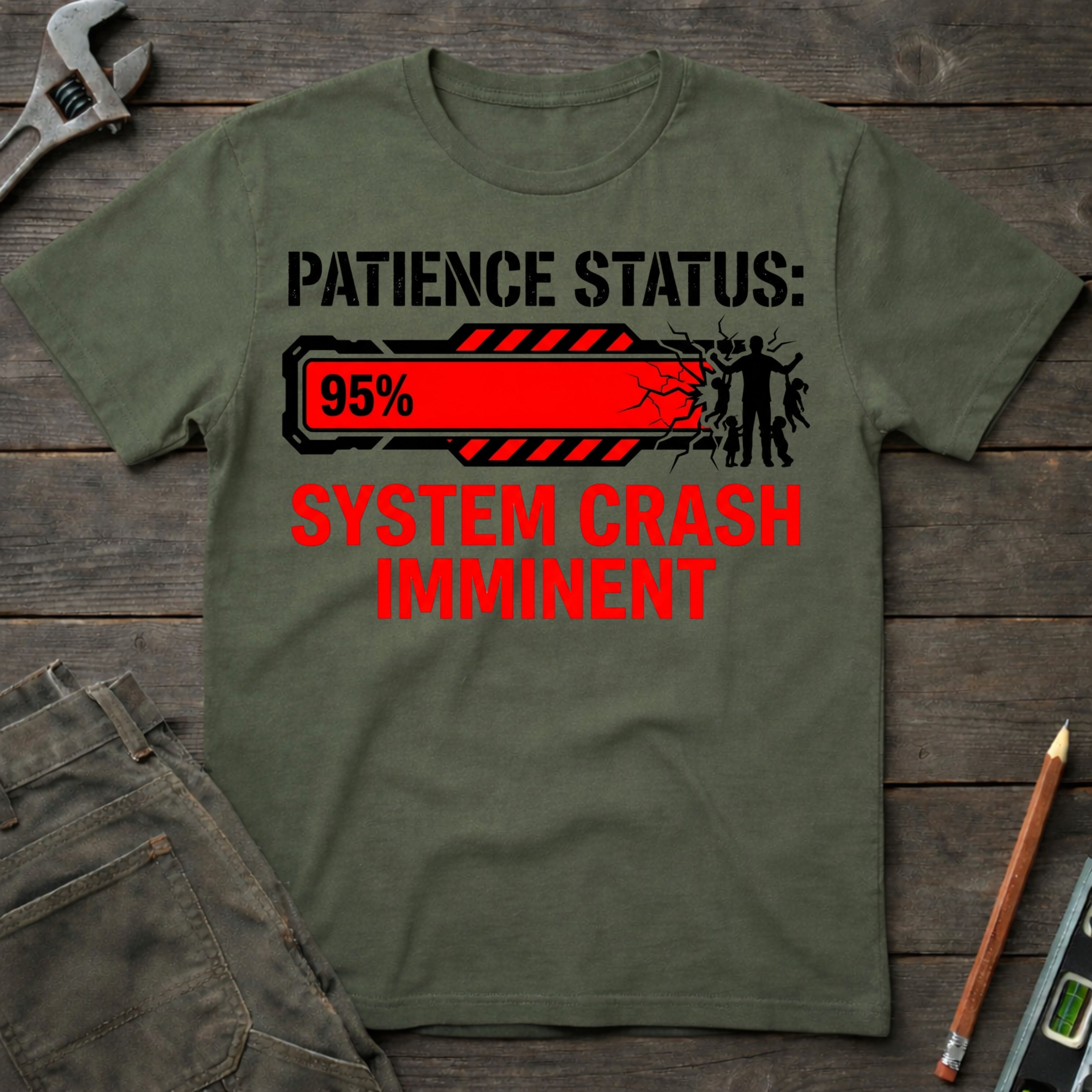 Patience System Crash T-Shirt