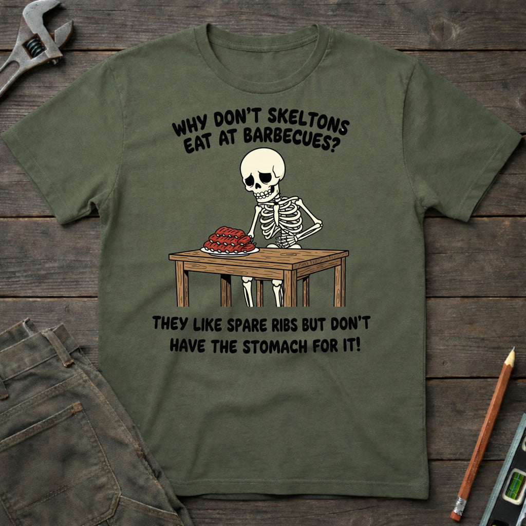 Skeleton BBQ T-Shirt