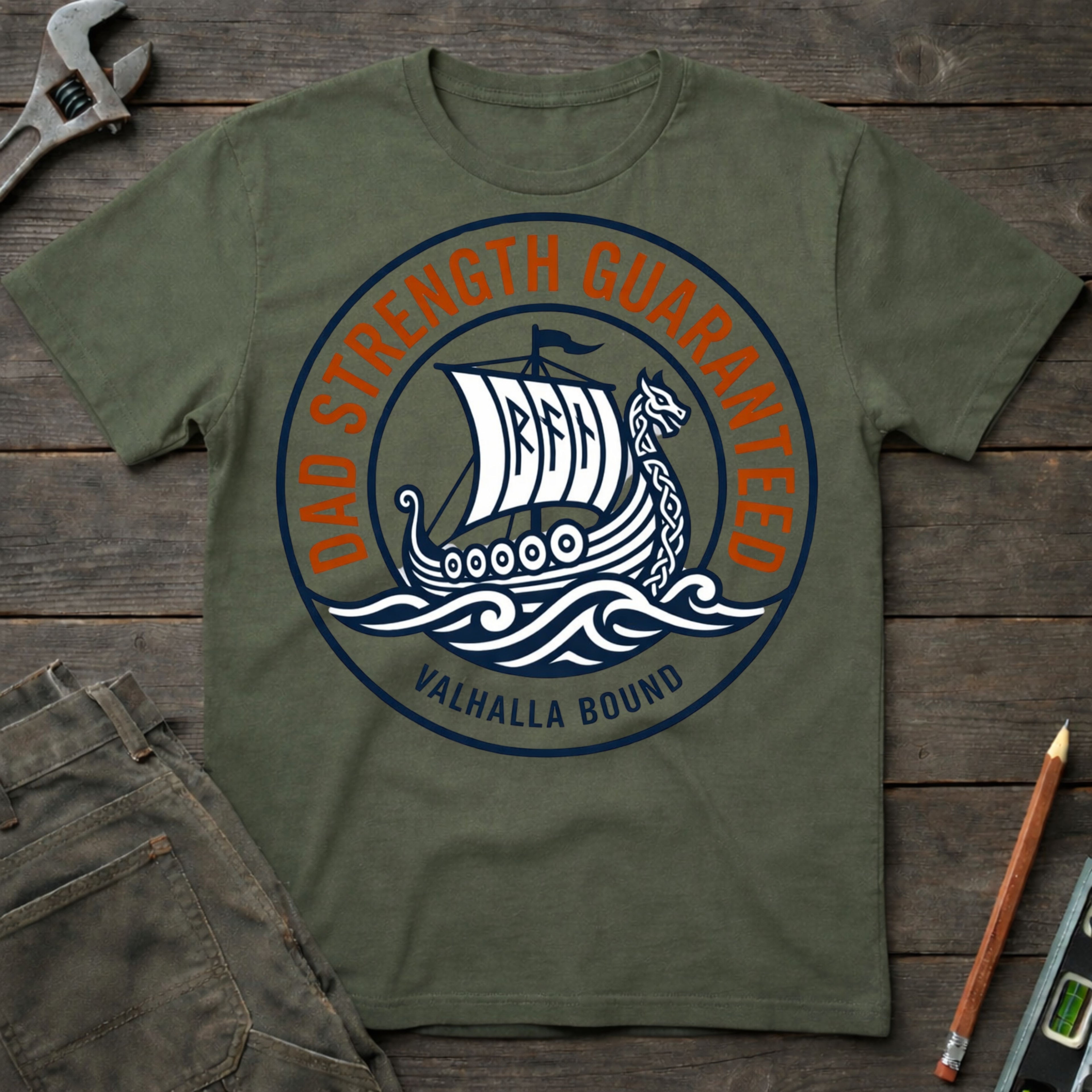 Dad Strength, Valhalla Bound T-Shirt