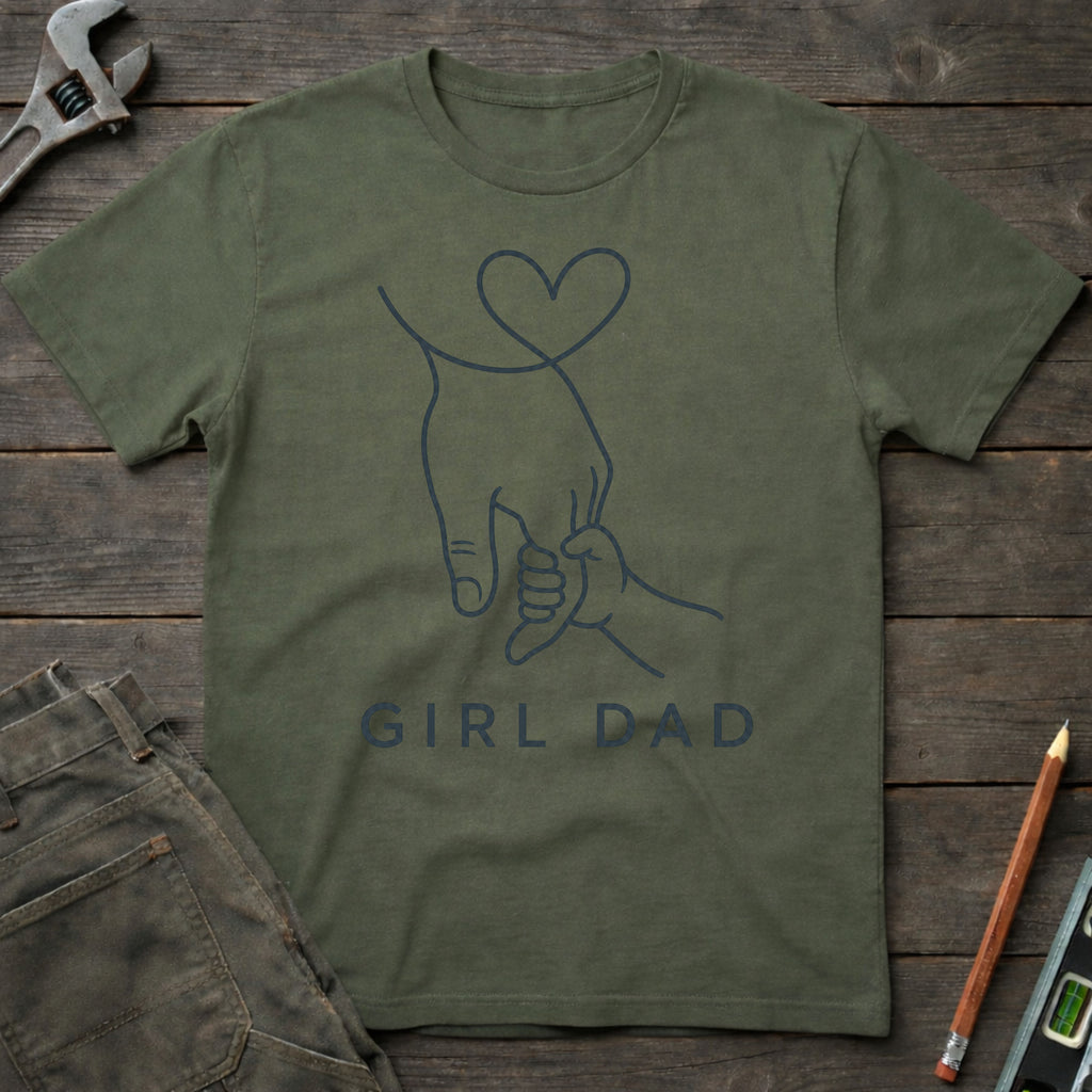 Girl Dad Outline T-Shirt