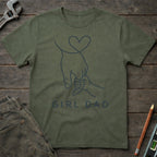 Girl Dad Outline T-Shirt