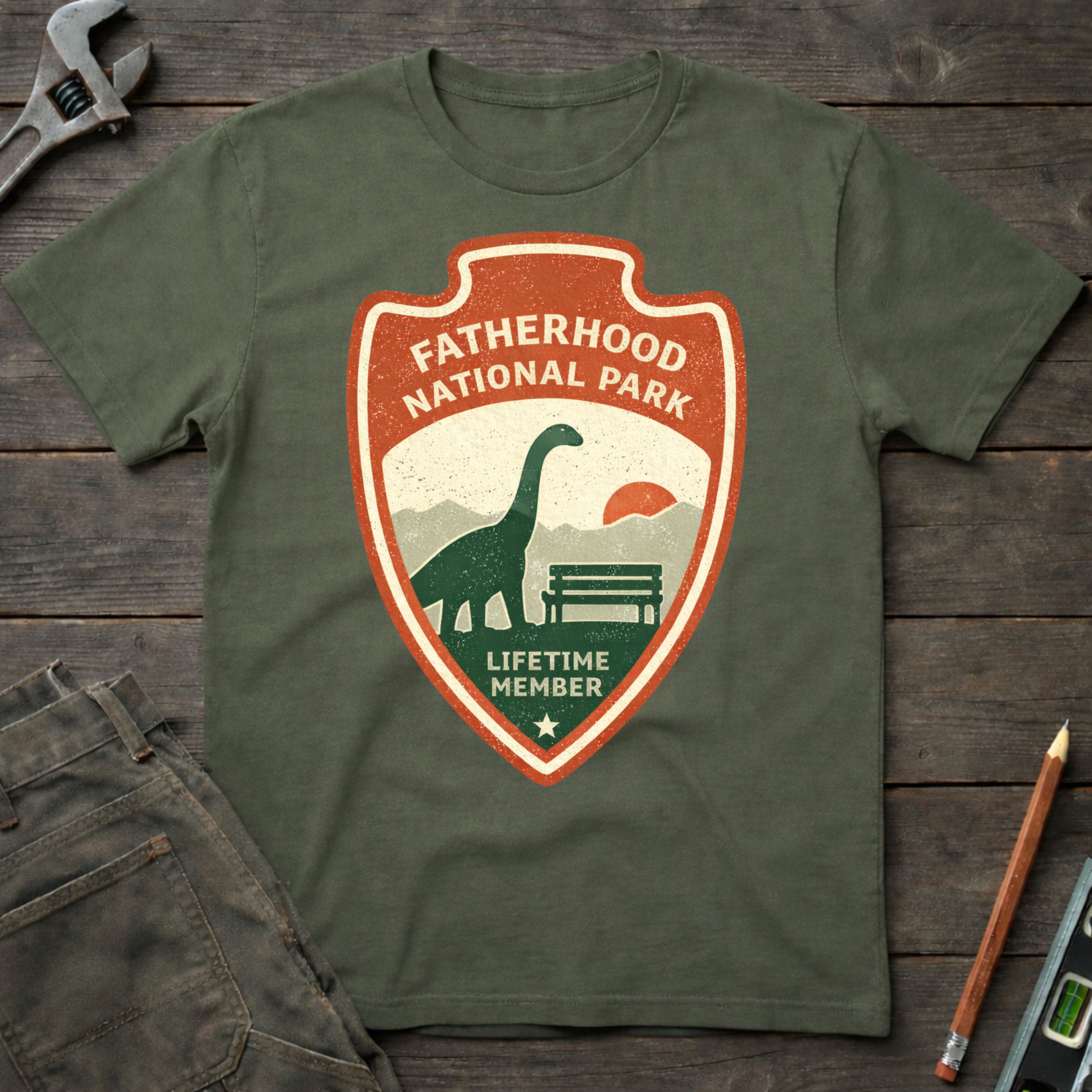 Fatherhood National Park T-Shirt