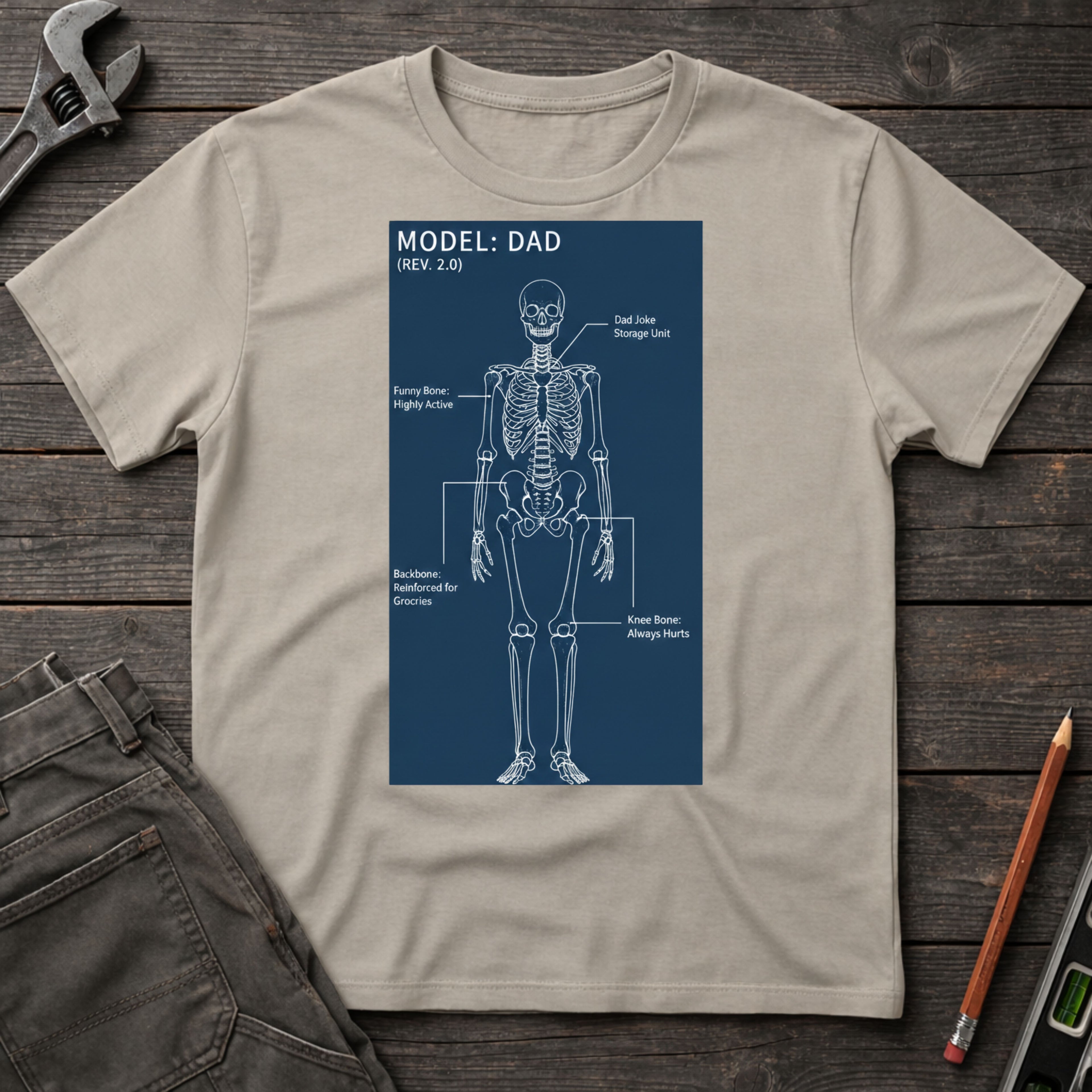 Skeletal Model - Dad T-Shirt