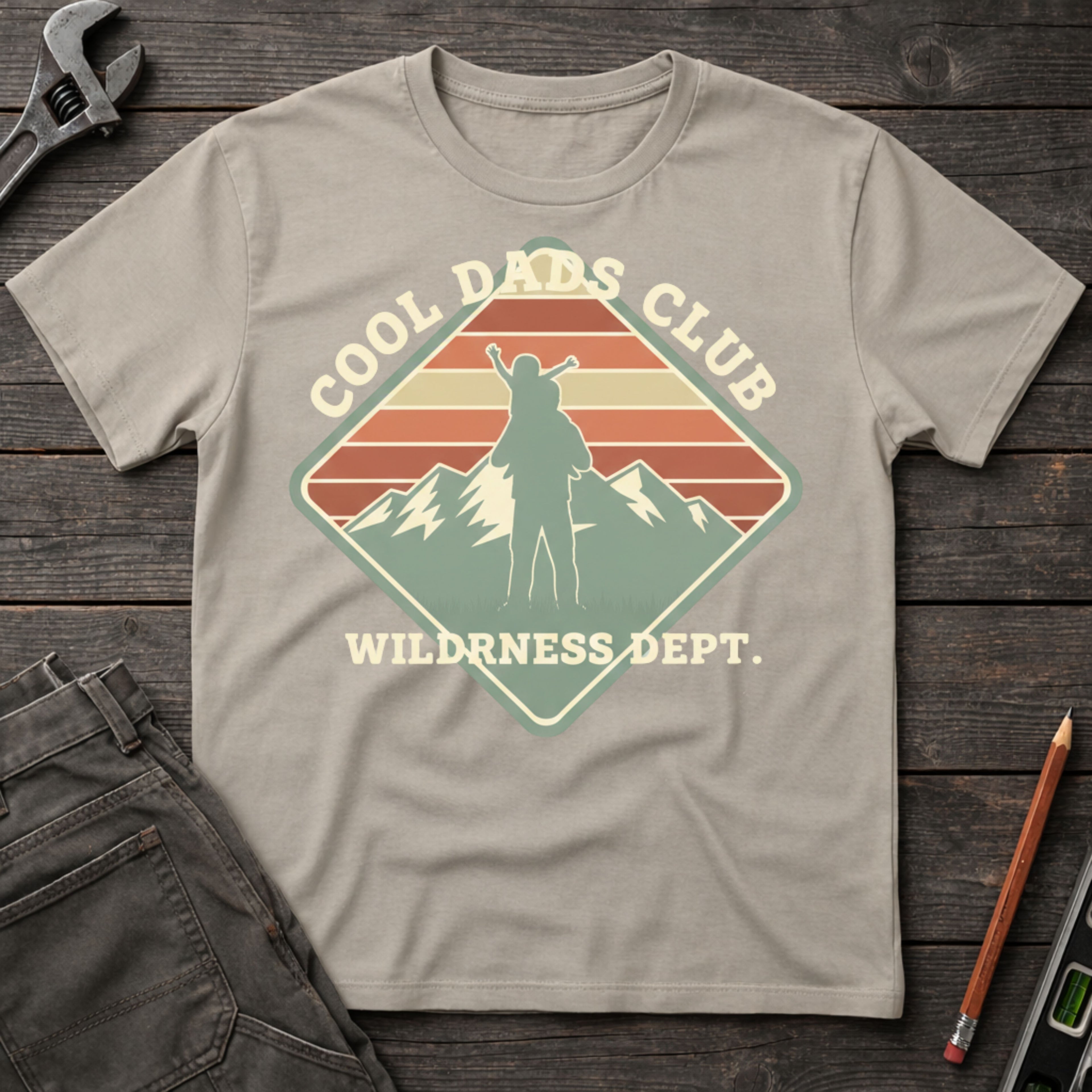 Cool Dad's Club Badge T-Shirt