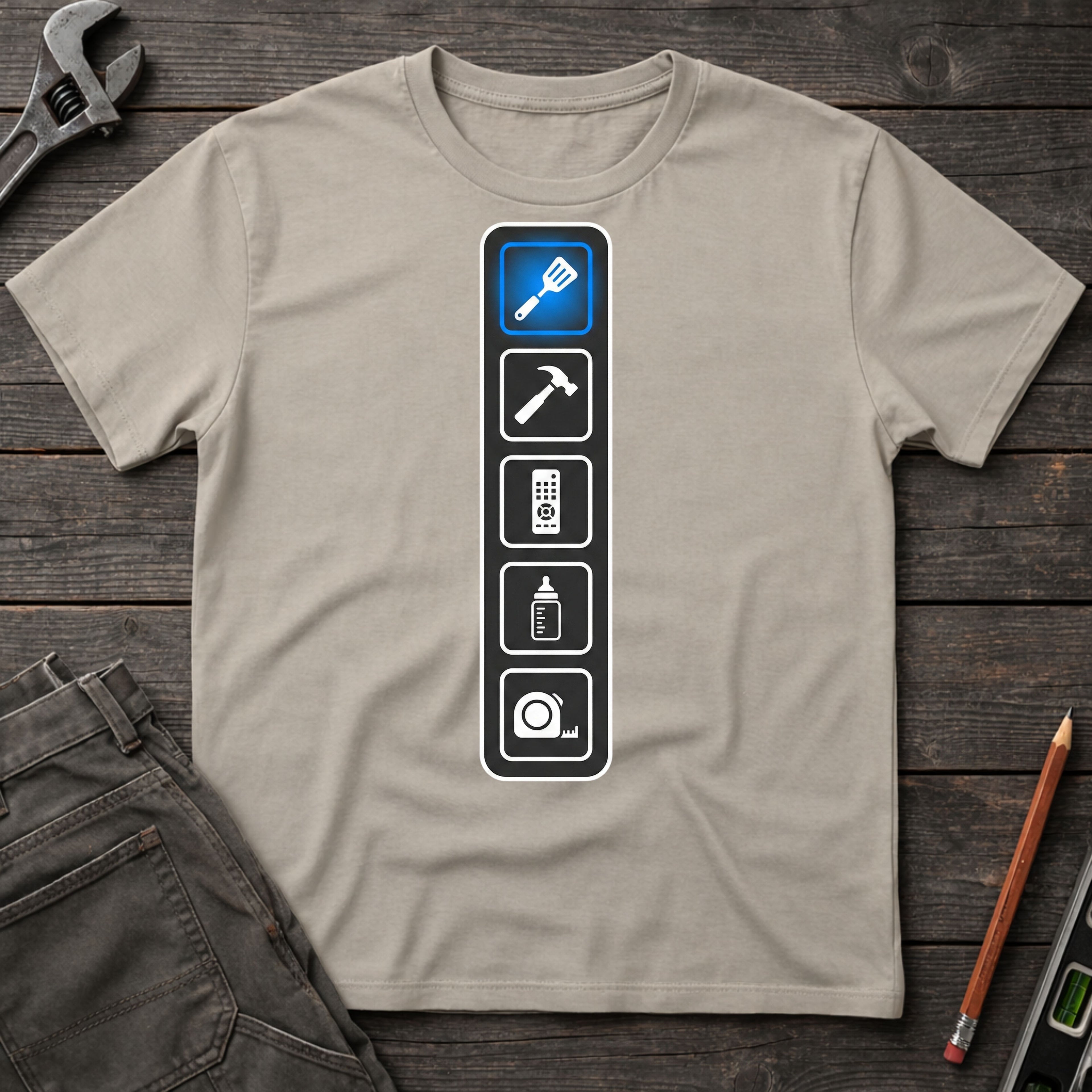 Vertical Chores T-Shirt