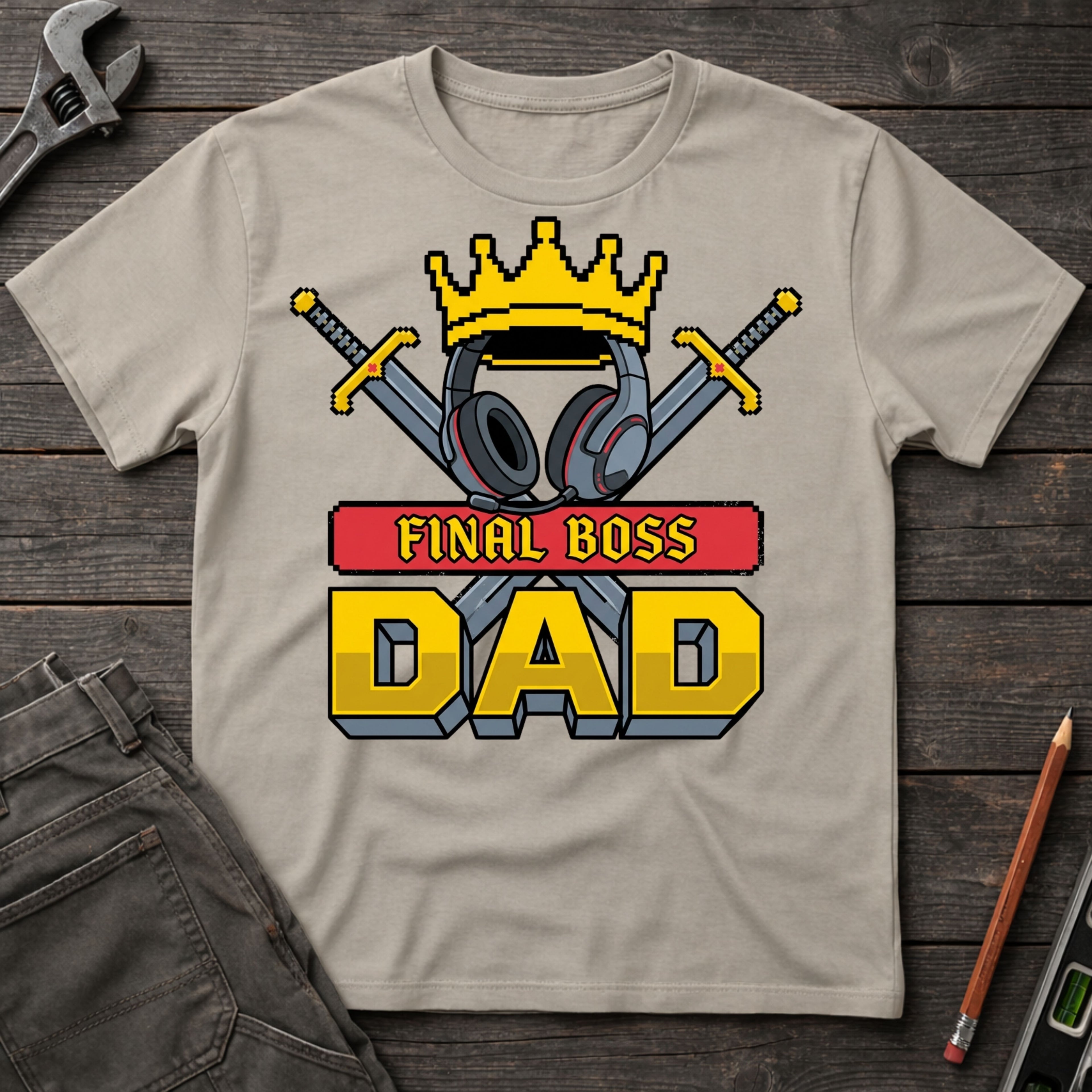 Dad: The Final Boss T-Shirt