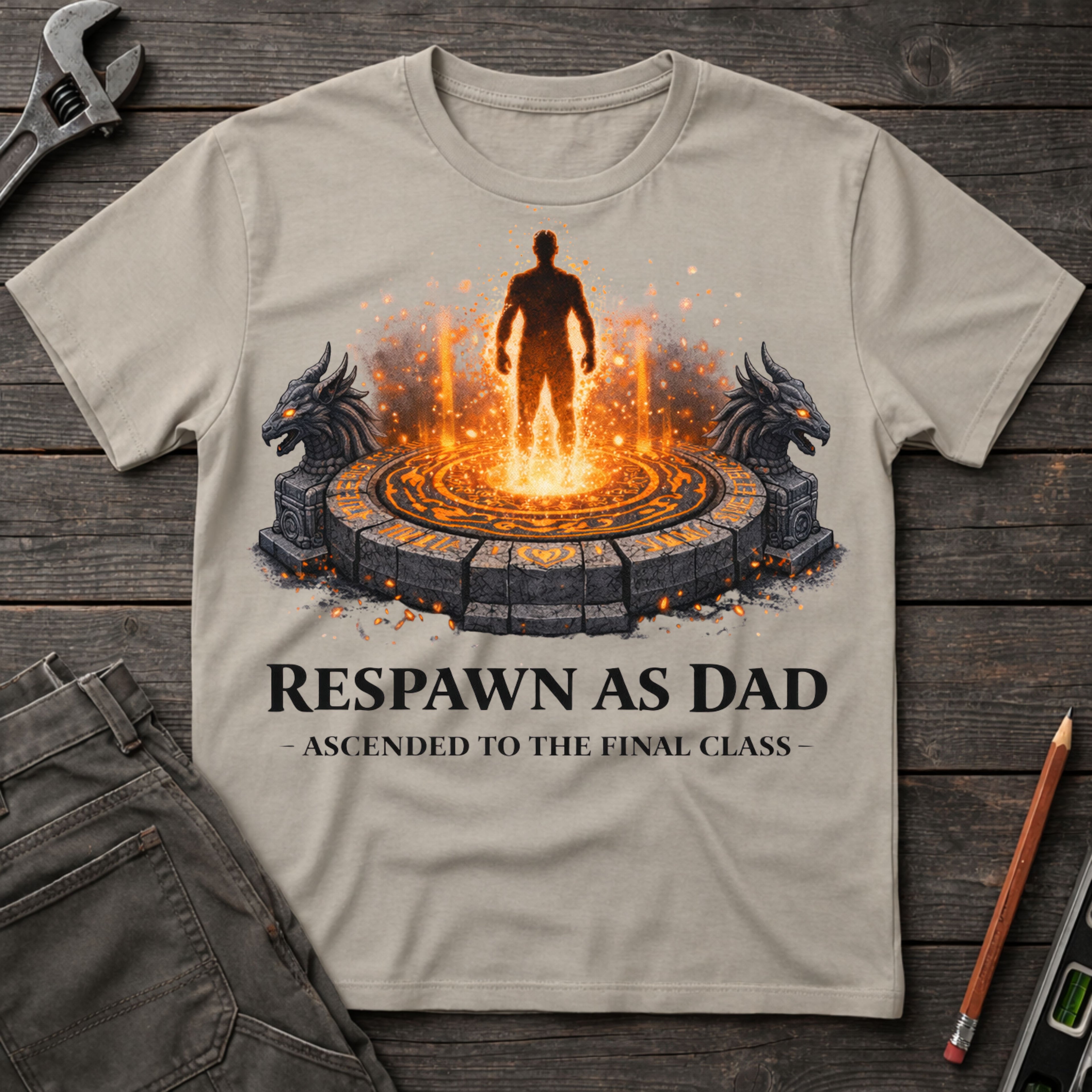Respawn as Dad T-Shirt