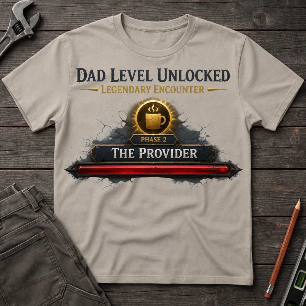 Dad Level Unlocked T-Shirt