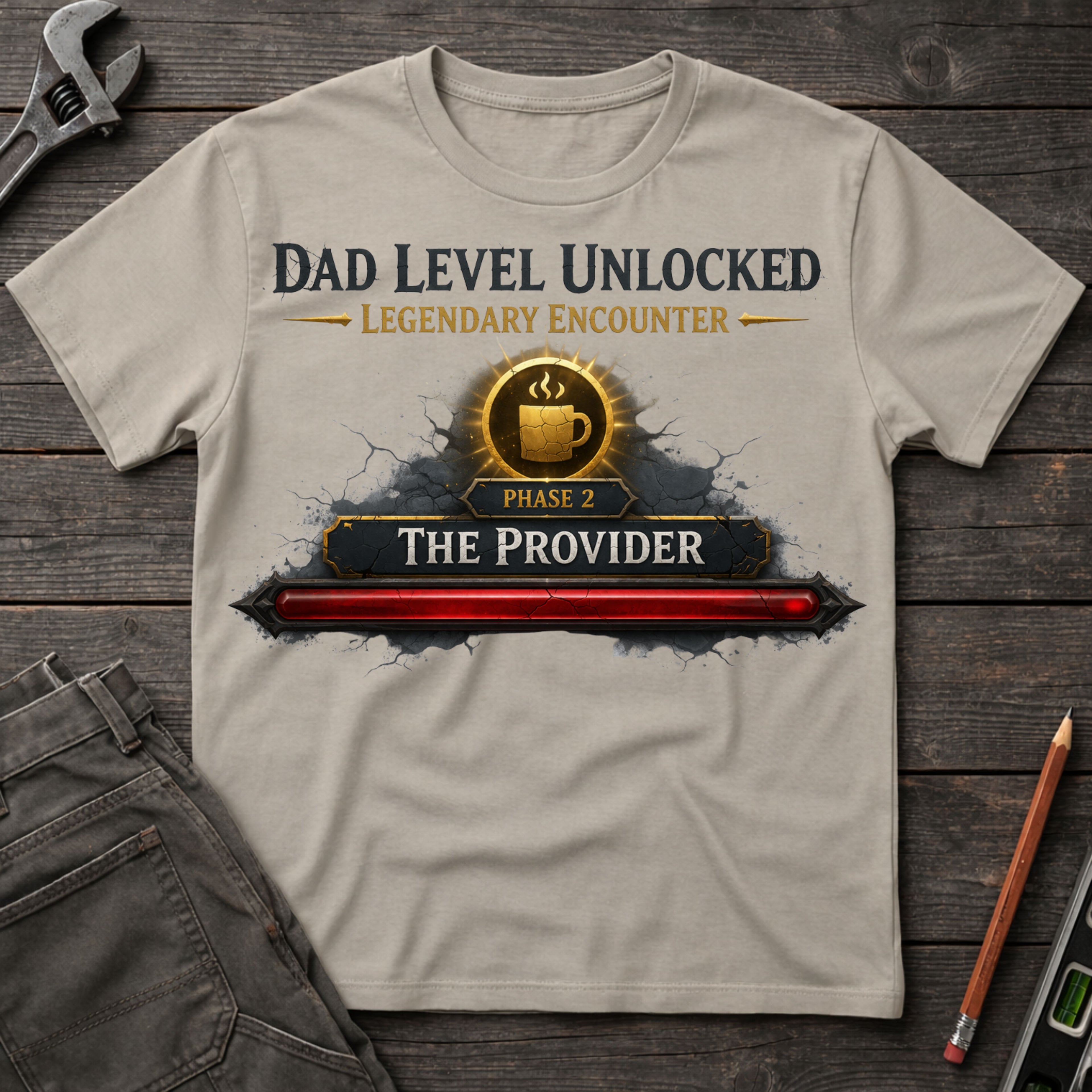 Dad Level Unlocked T-Shirt