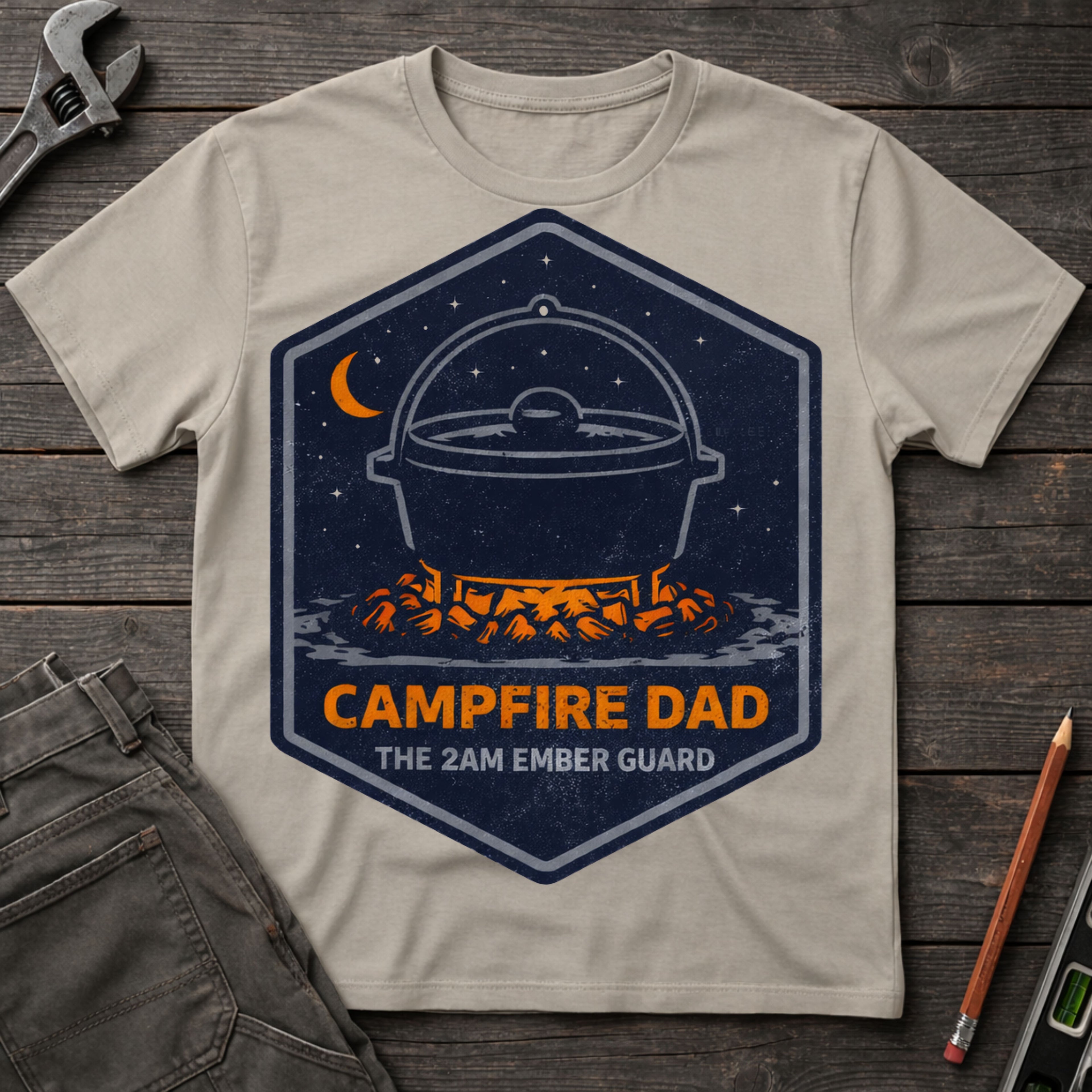 Campfire Dad T-Shirt